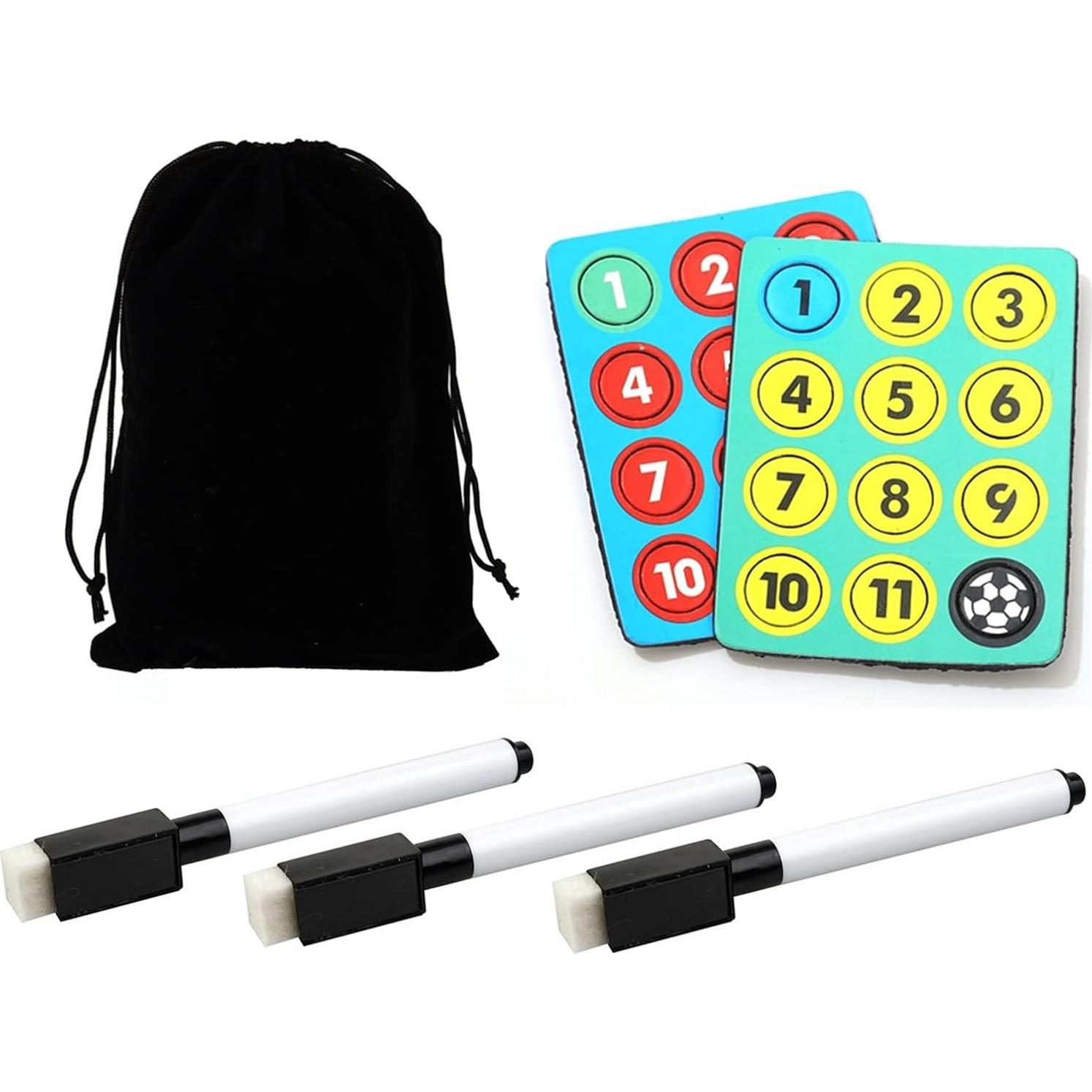 Juego de Entrenador de Fútbol Magnético Joyeee con 24 Piezas