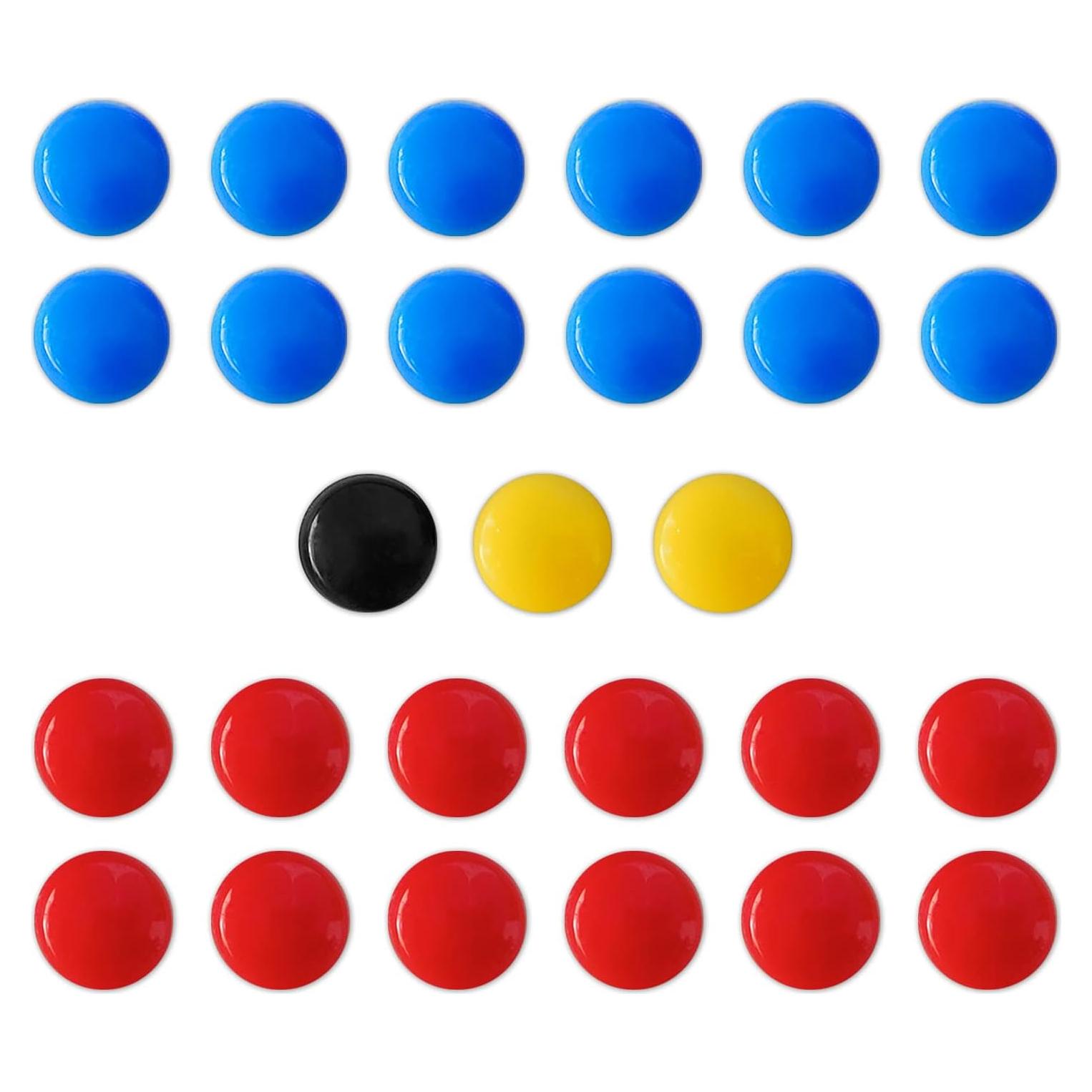 Imanes de Fútbol LEAP 27 Piezas para Pizarra Magnética