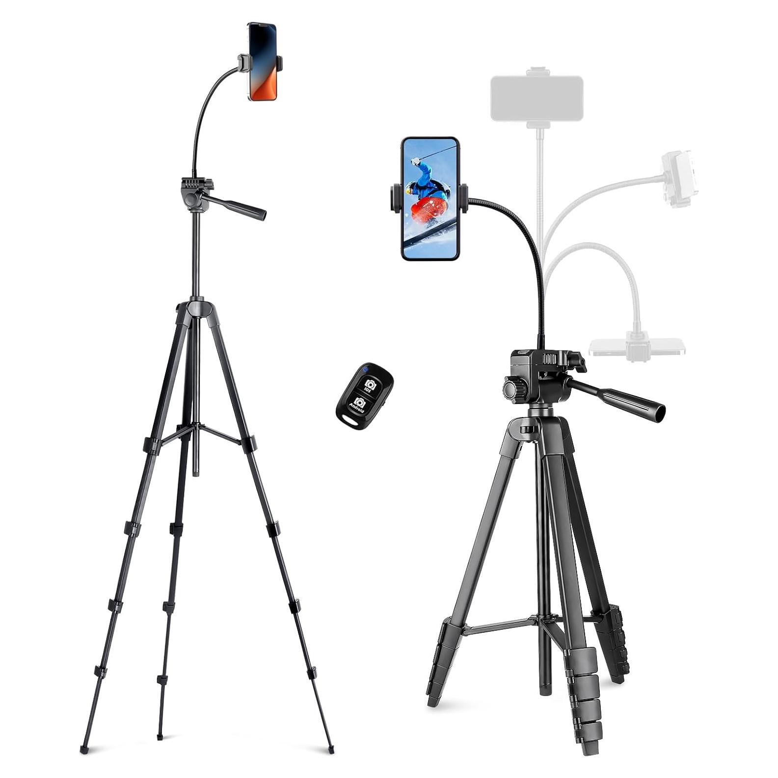Trípode Aureday TBC001 para Teléfono con Control Remoto