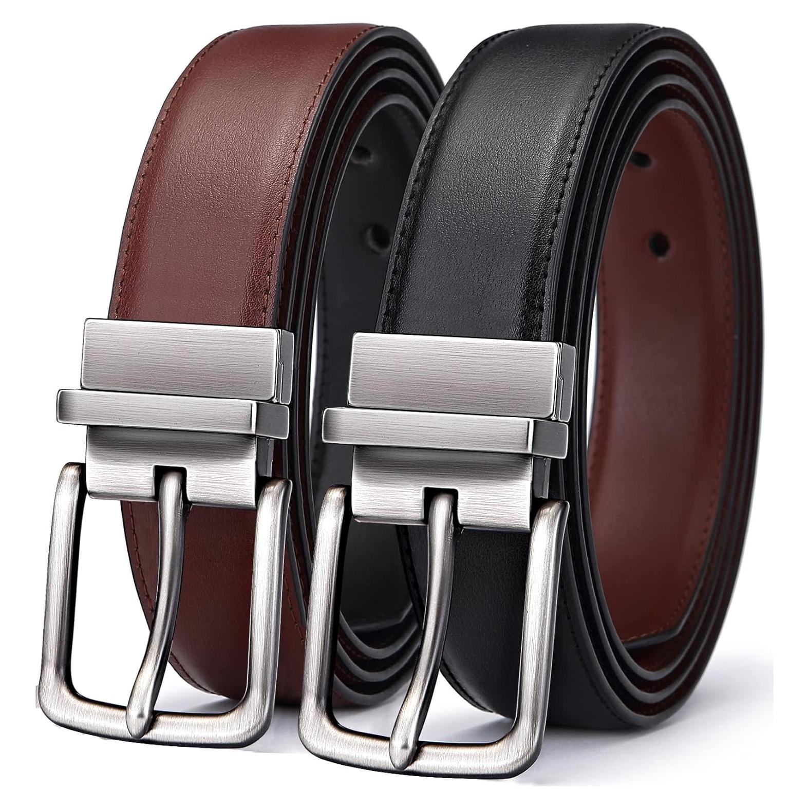 Cinturón Reversible BULLIANT para Hombres 1.25" Ajustable