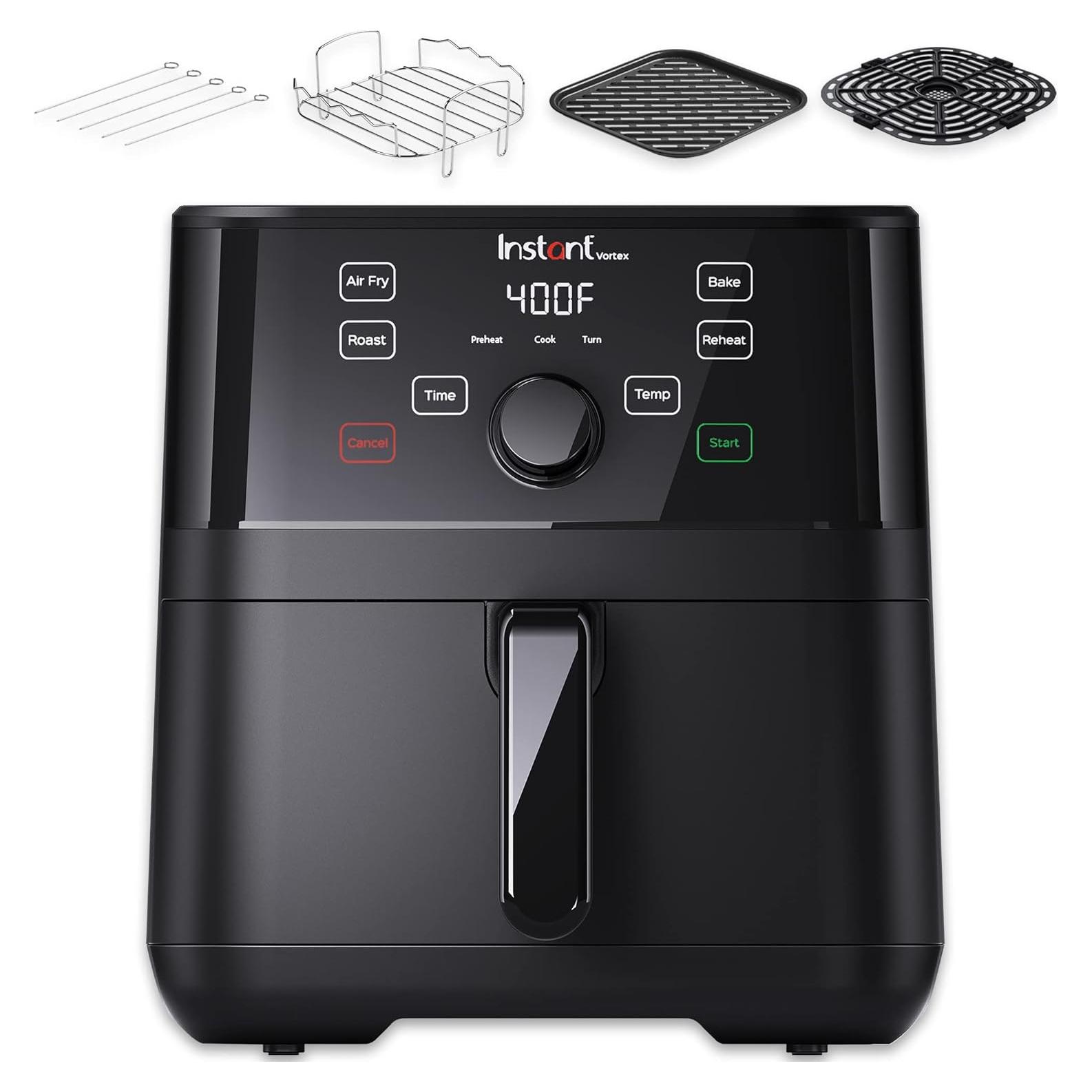 Freidora de Aire Instant Pot Vortex 5.7L 4 en 1 con Accesorios