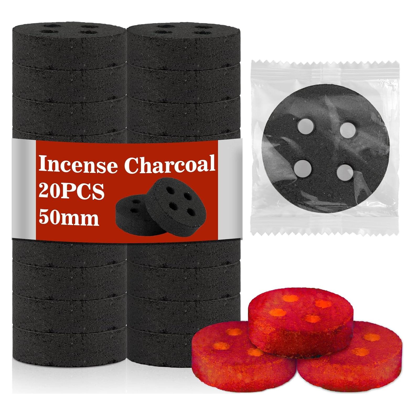 Briquetas de Carbón para Incienso MAQIHAN 50mm - 20PCS