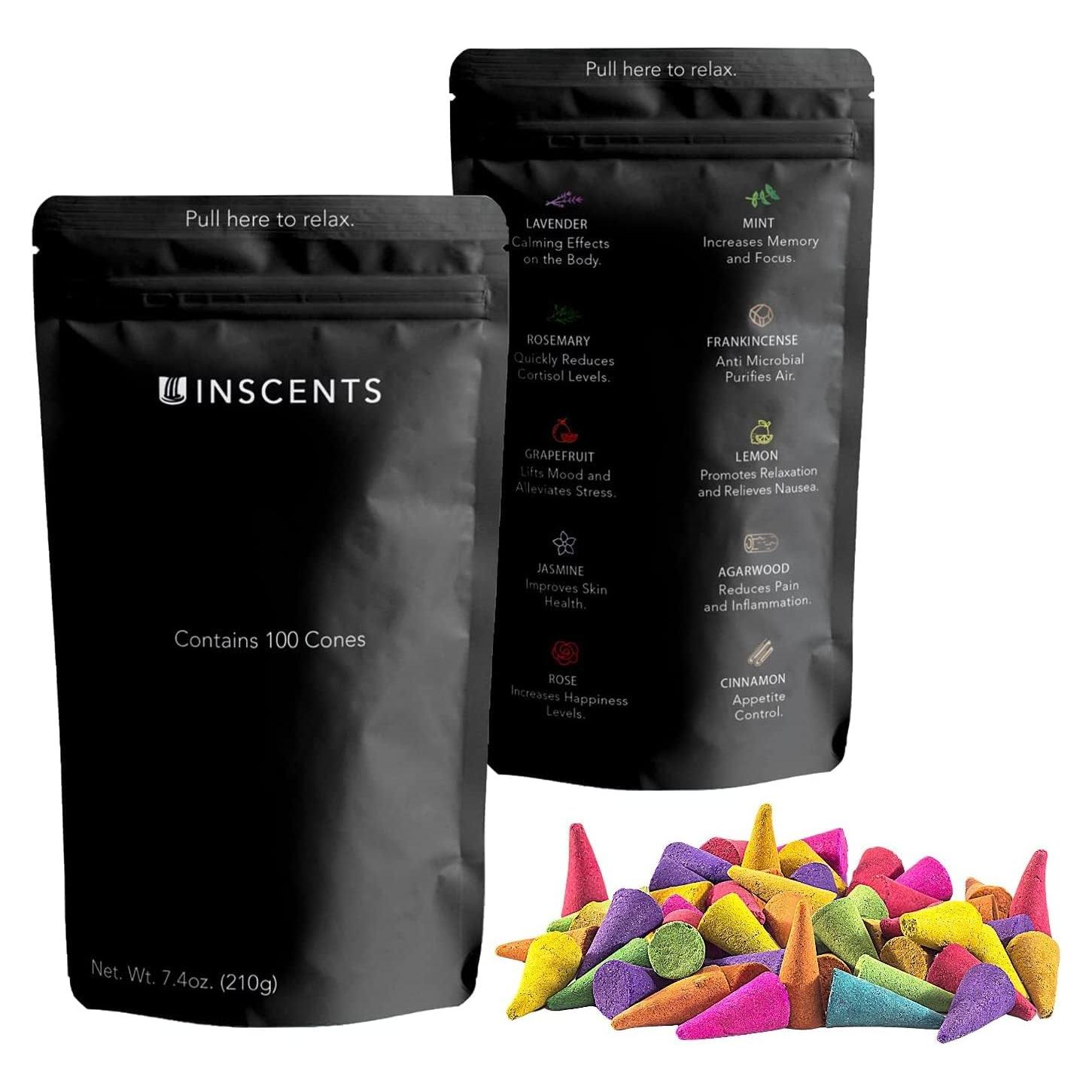 Conos de Incienso Relajante INSCENTS WATERFALL - 100 Unidades