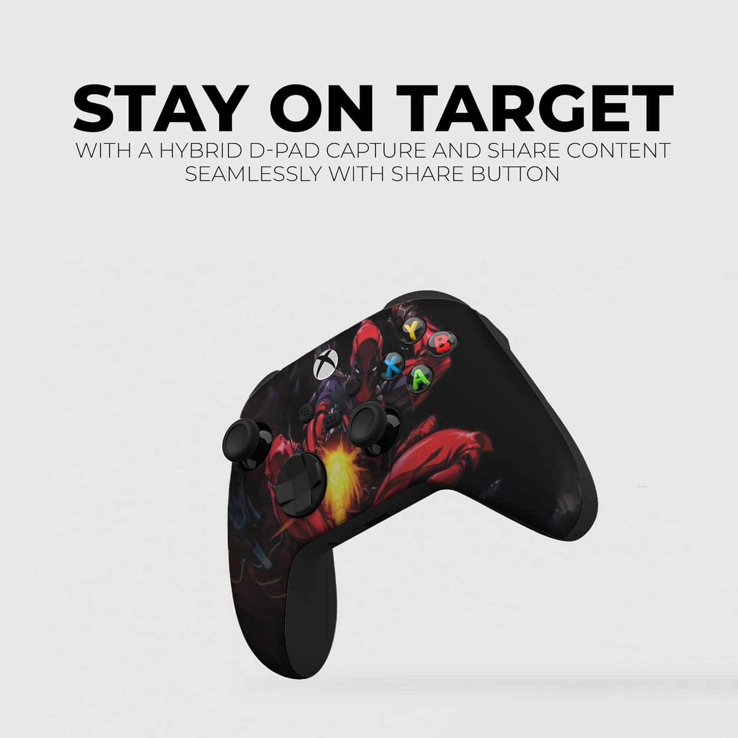 Controlador Inalámbrico DreamController Deadpool Rojo para Xbox