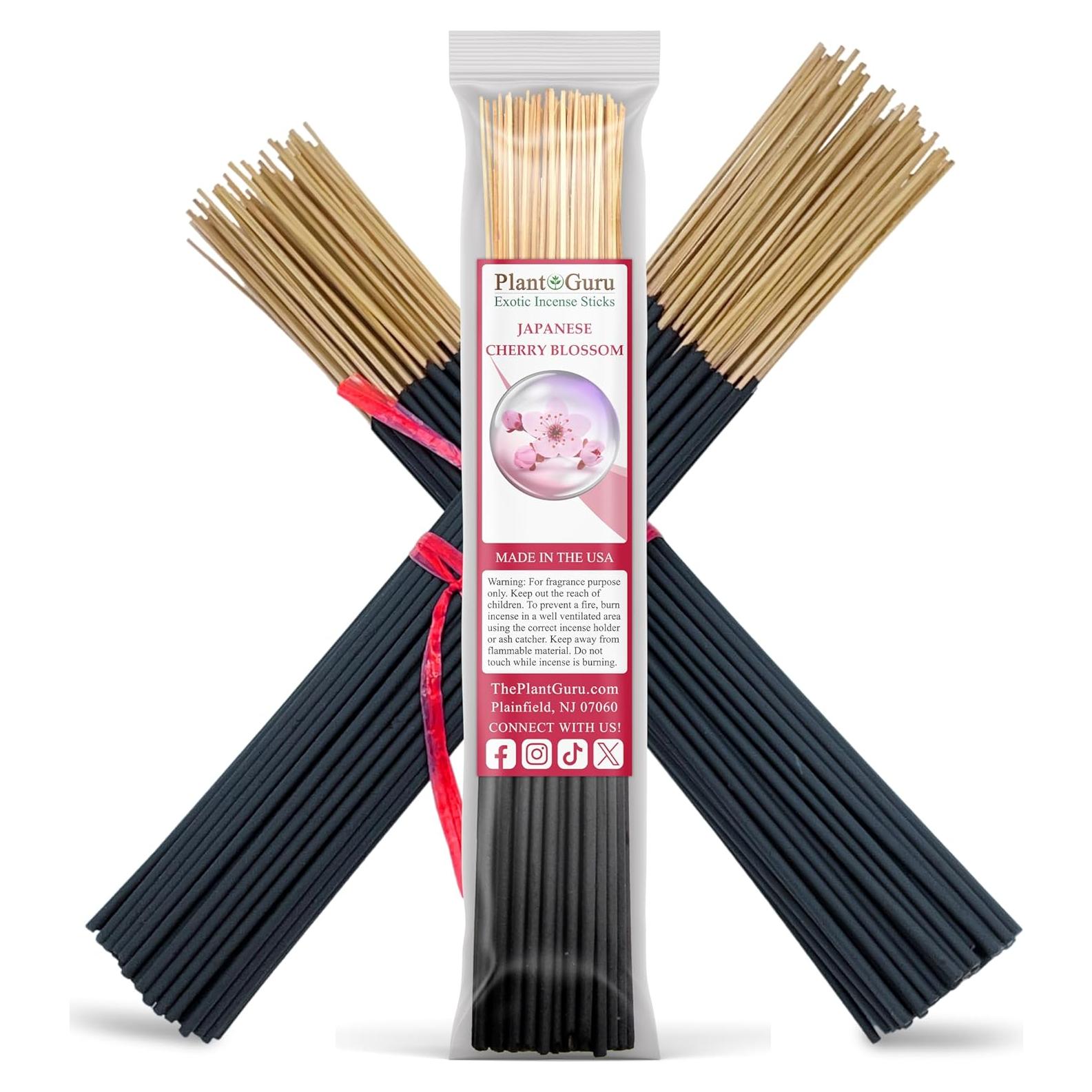 Incienso Flor de Cerezo Japonés Plant Guru - 100 Varillas 11"