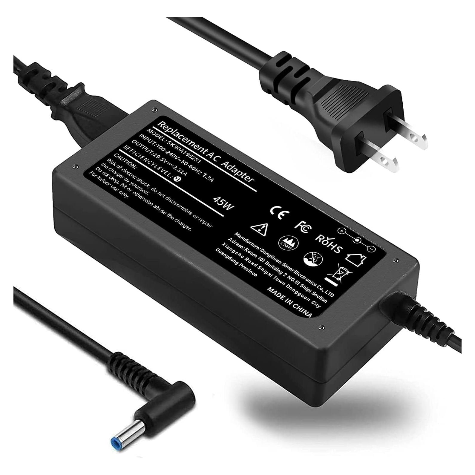 Cargador TSKYBEAR 45W Compatible con Laptop HP Pavilion Elitebook