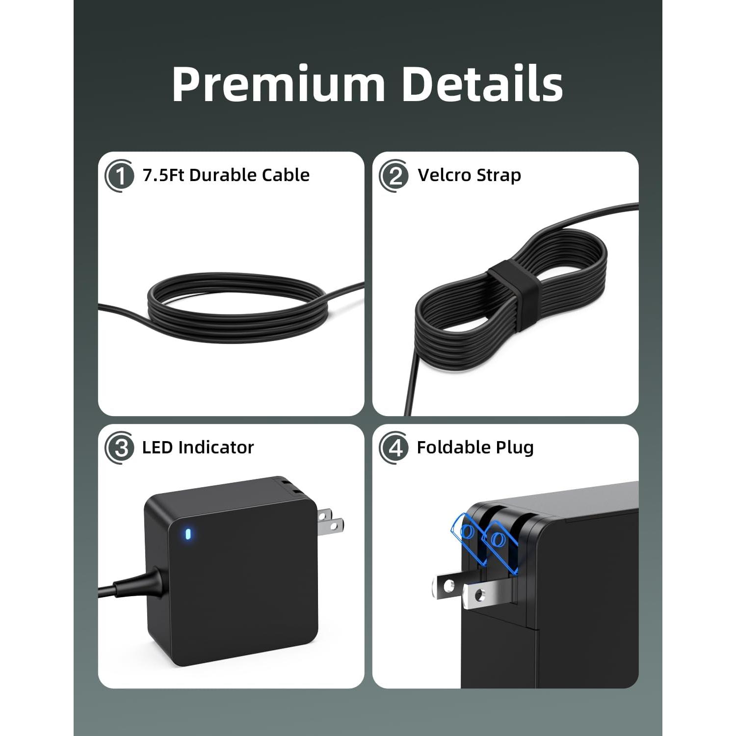 Cargador Superer 65W para Laptop Lenovo Ideapad Flex 5 7