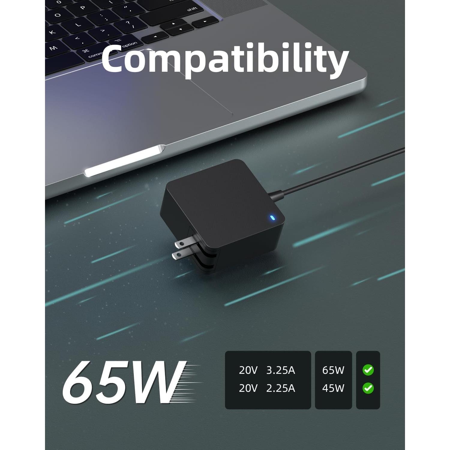 Cargador Superer 65W para Laptop Lenovo Ideapad Flex 5 7