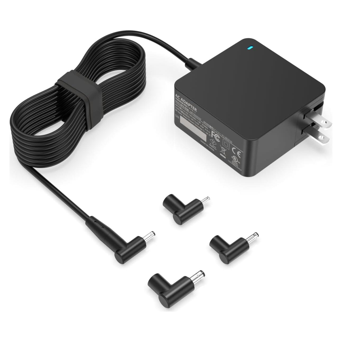 Cargador Dexpt 65W Compatible con Laptop Asus Redondo