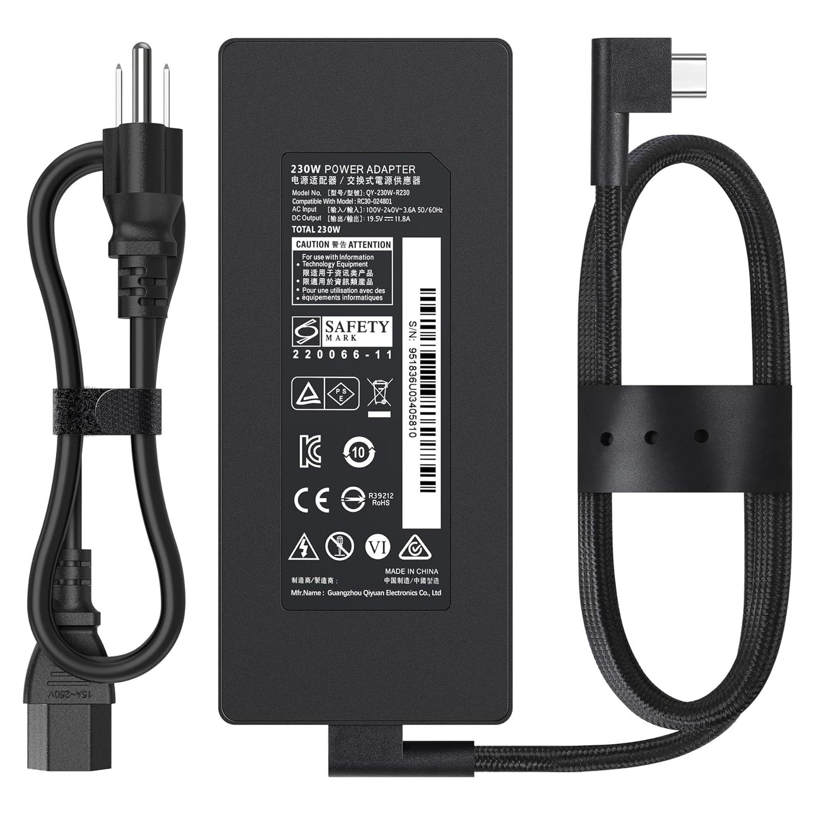 Cargador de Laptop 230W LIFKAHY para Razer Blade 14 15 17