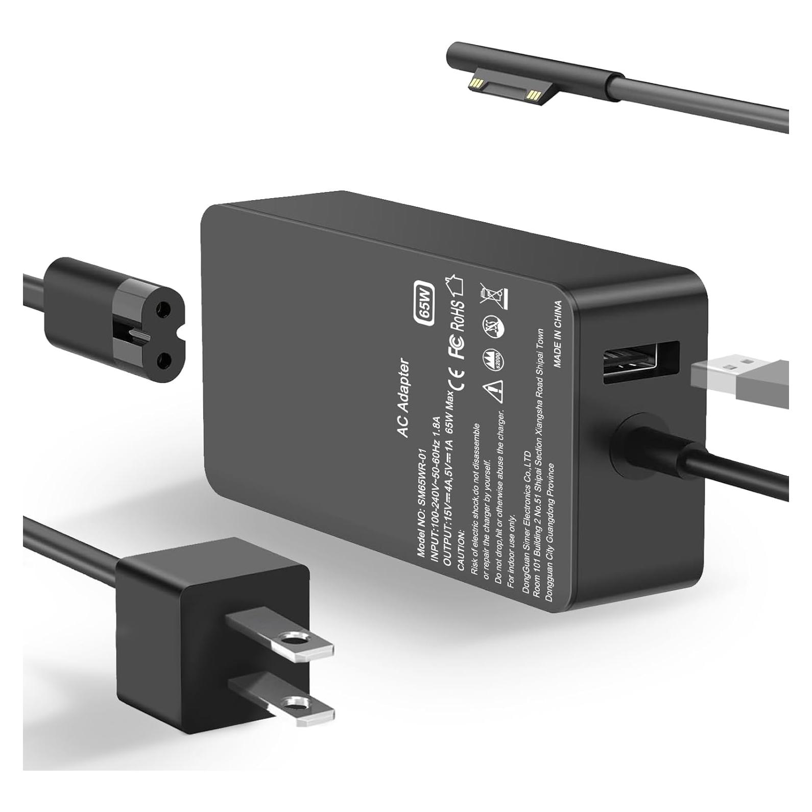 Cargador de Laptop 65W SKYVAST para Microsoft Surface Pro