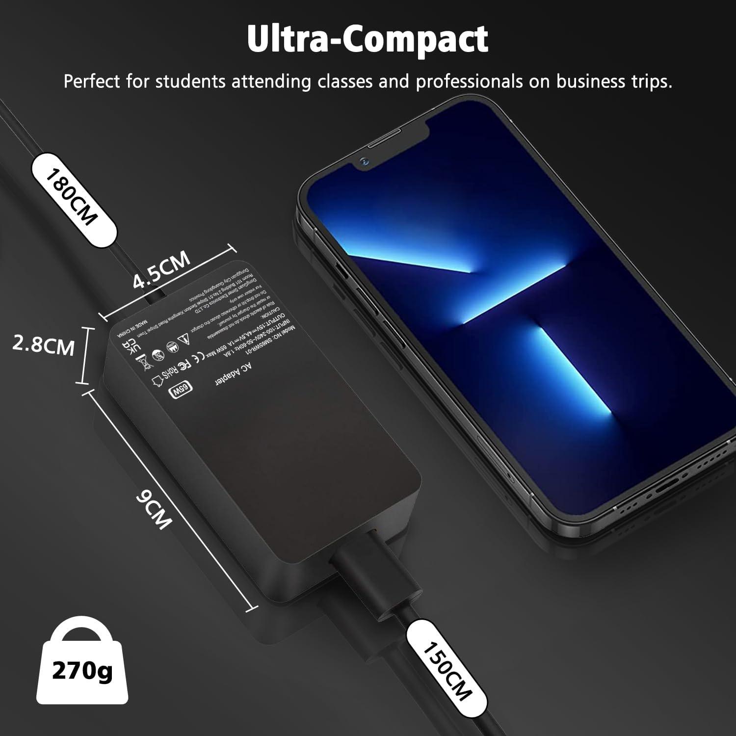 Cargador de Laptop 65W SKYVAST para Microsoft Surface Pro