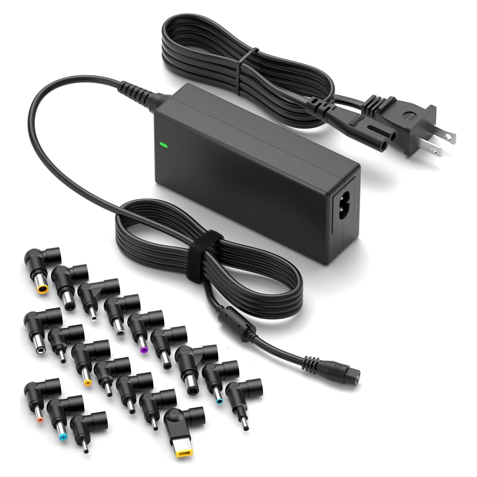 Cargador Universal ZOZO 90W para Laptop con 19 Puntas