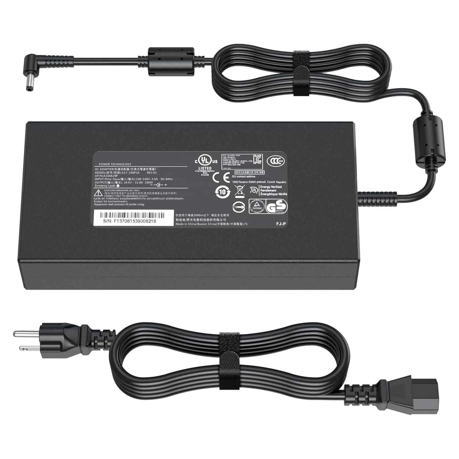 Cargador de Laptop 230W Gigabyte Aorus Aero G5 G7 A5 A7