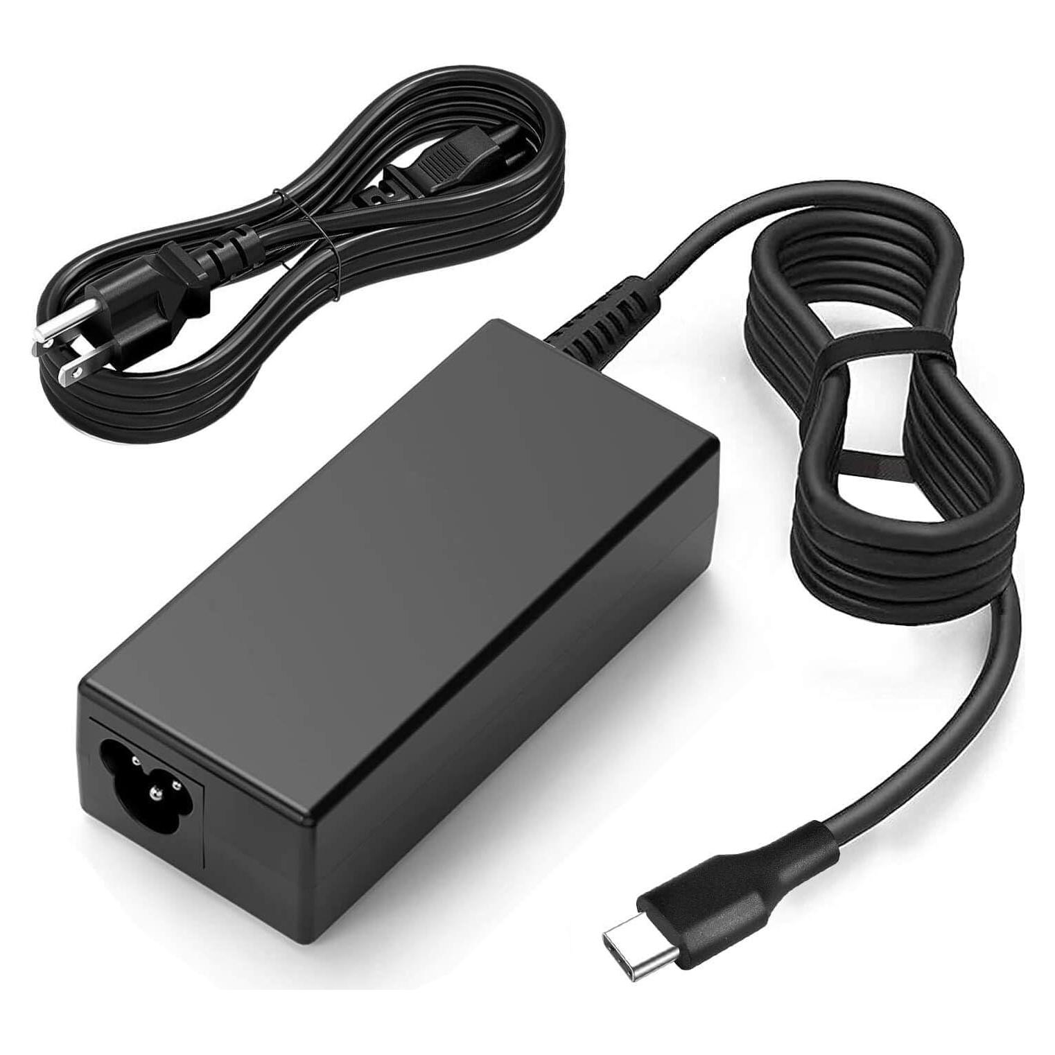 Cargador USB C 45W ZAYAUPVL para Chromebook HP Dell Lenovo