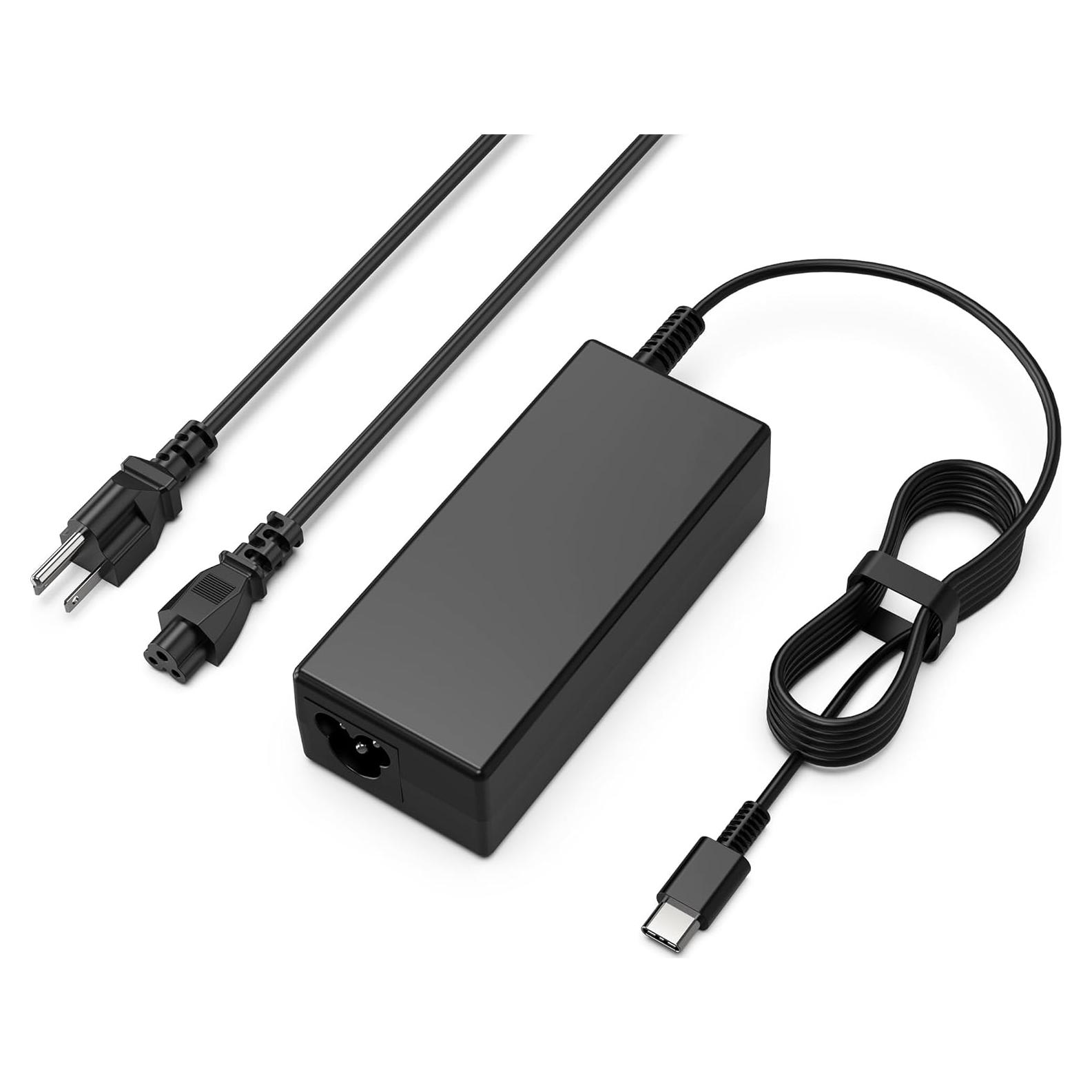 Cargador USB-C 65W QIOUZW para HP, Lenovo, Dell, Acer