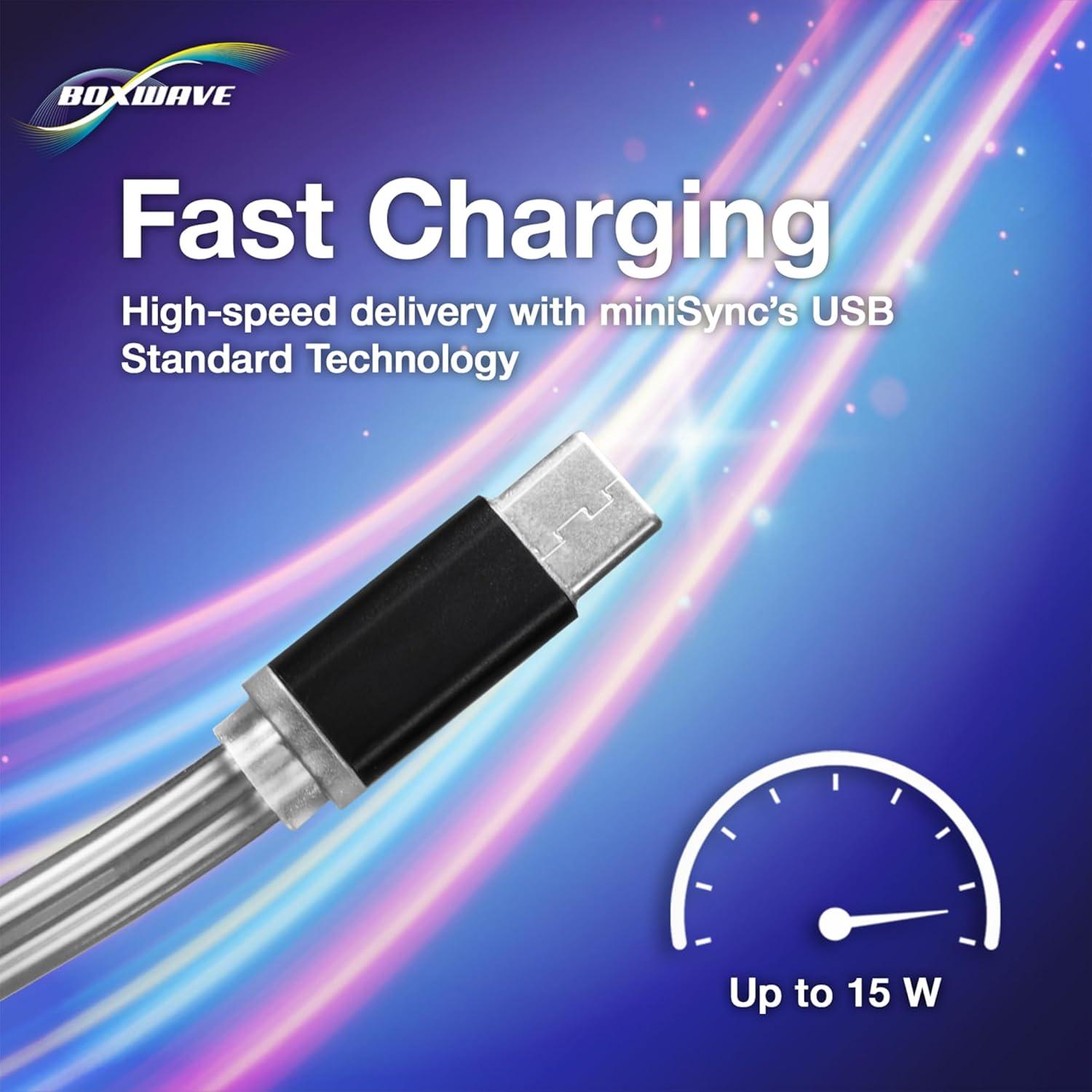 Cable Retráctil BoxWave miniSync para iBall Avid - 63.5 cm