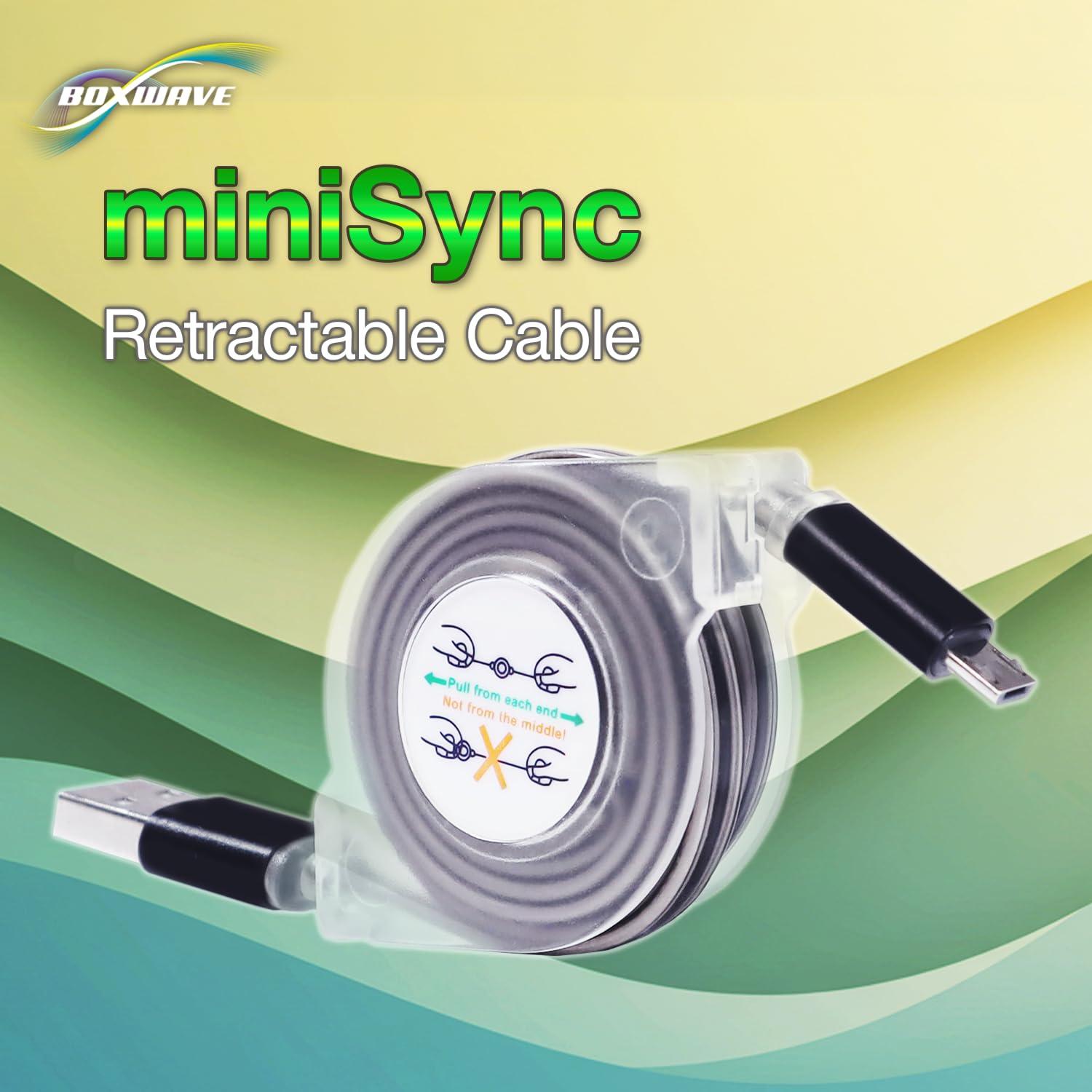 Cable Retráctil BoxWave miniSync para iBall Avid - 63.5 cm