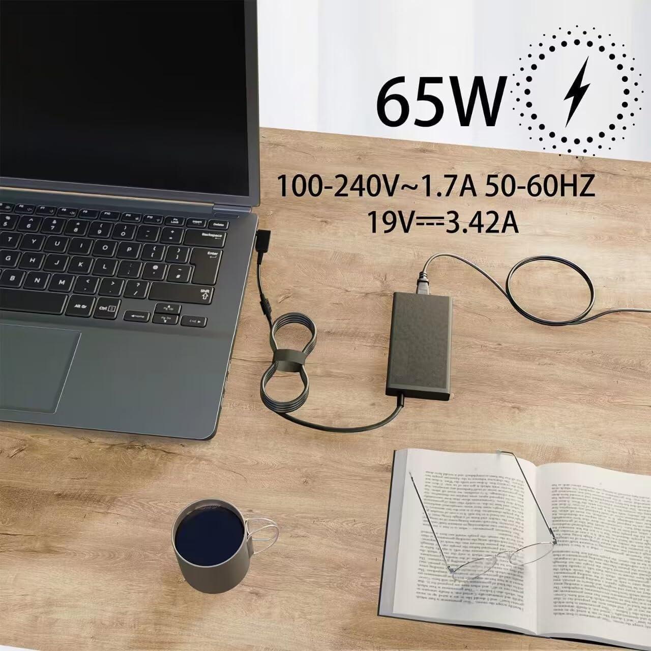 Cargador AC 65W DTDR para Acer Aspire E1 E3 E5 19V 3.42A