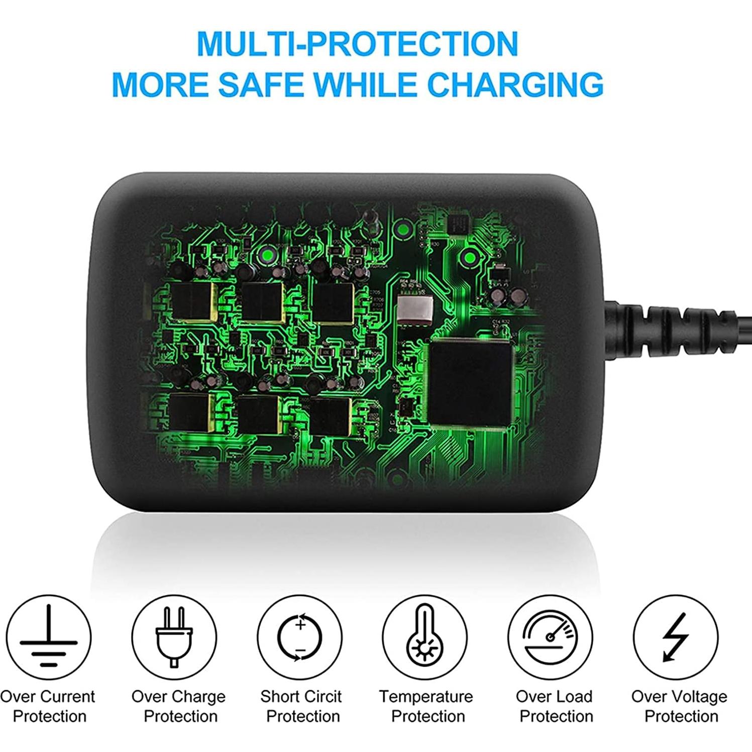 Adaptador AC/DC BestCH 5V 3A para Tablet Velocity Micro Cruz T510