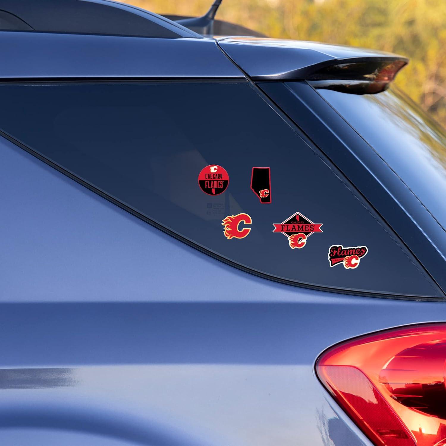 Calcomanías Troqueladas NFL Rico Industries - Halcones de Atlanta - 5 Piezas