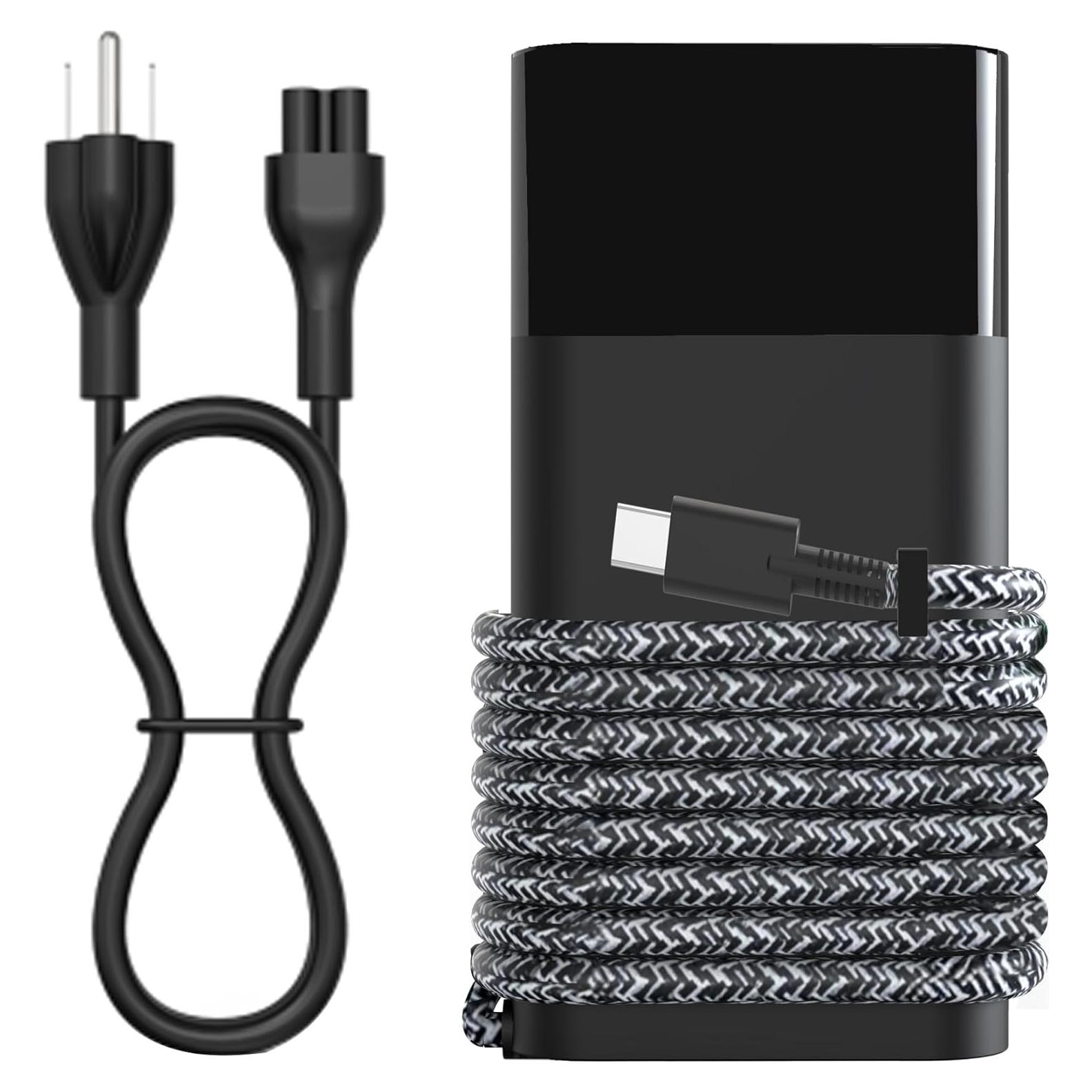 Cargador portátil USB C 65W QIOUZW para HP Spectre y Elite