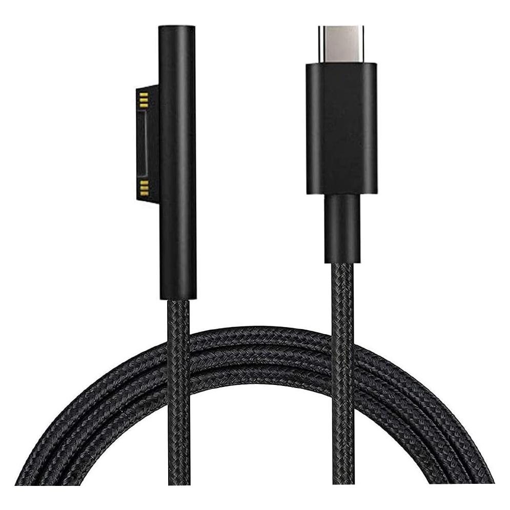 Cable de carga USB-C Gomass 1.8M 15V/3A para Microsoft Surface