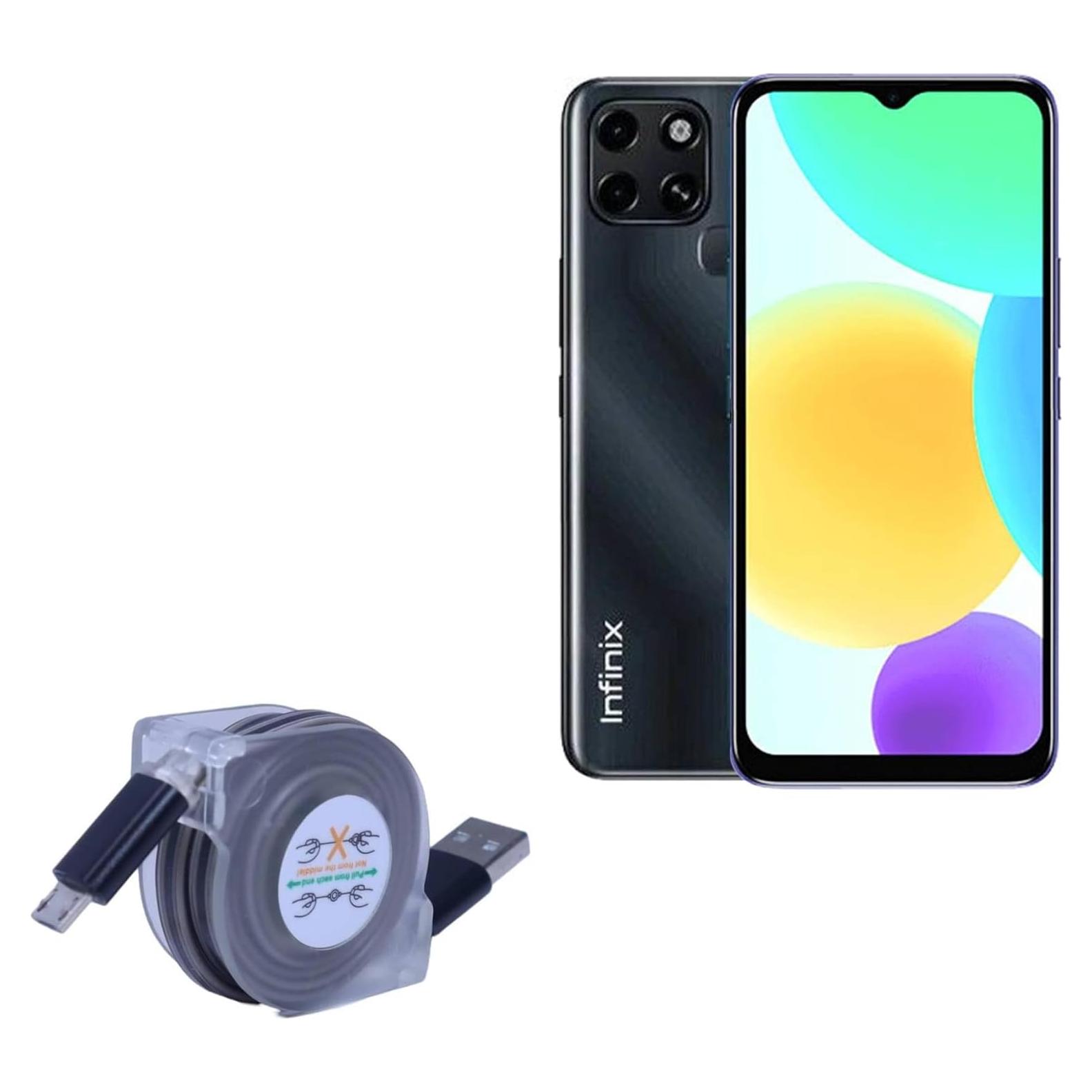 Cable Retráctil BoxWave para Infinix Smart 6 - 63.5 cm