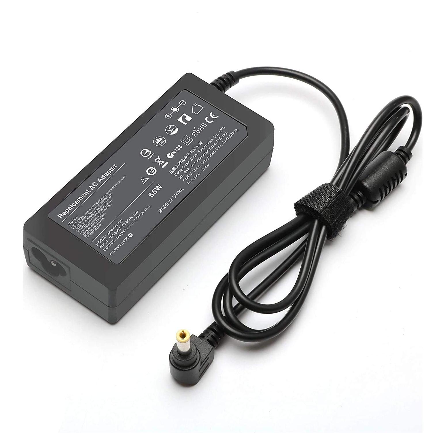 Cargador Adaptador Laptop Toshiba Satellite 65W 19V 3.42A