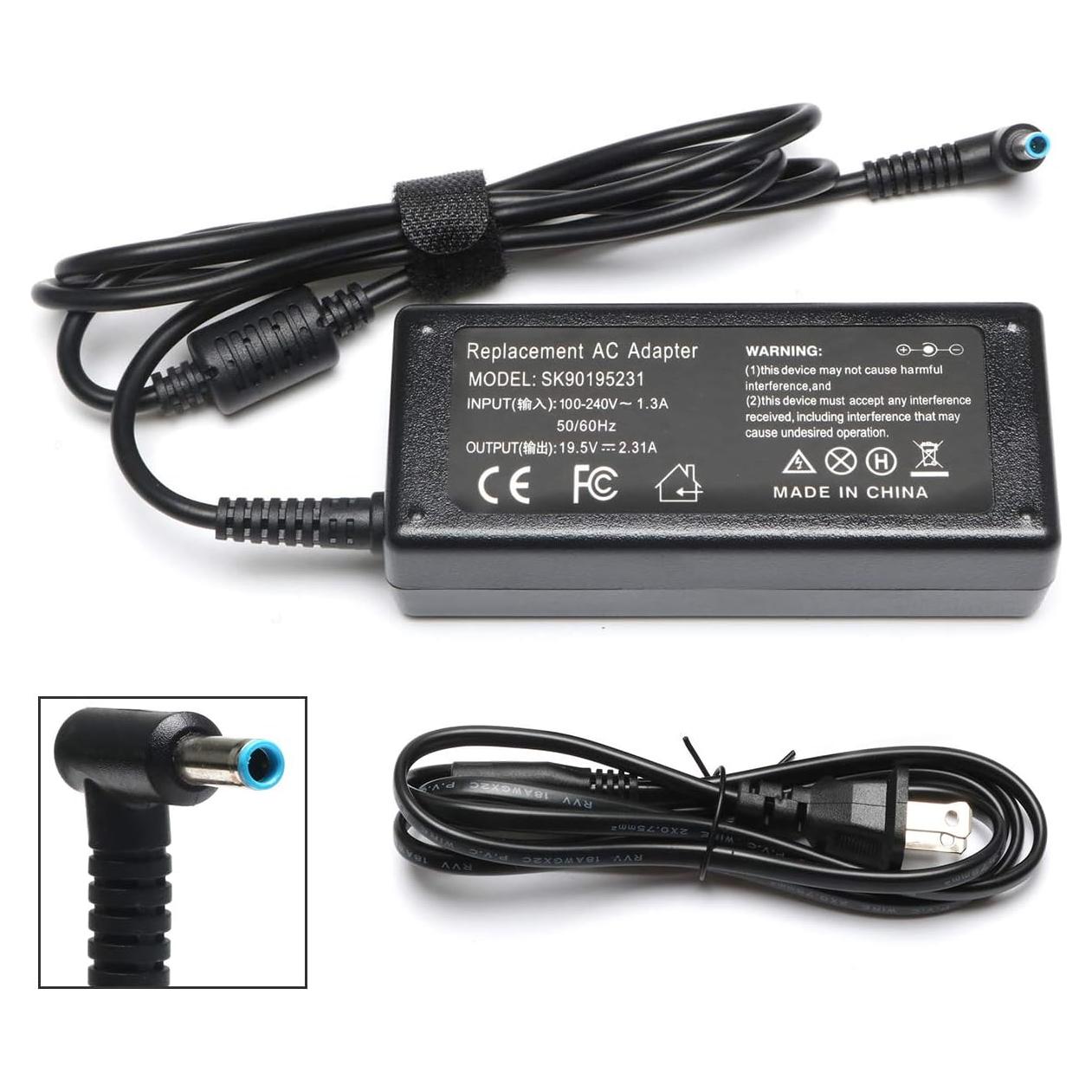 Cargador de Laptop 45W VillaCool Compatible con HP 14"