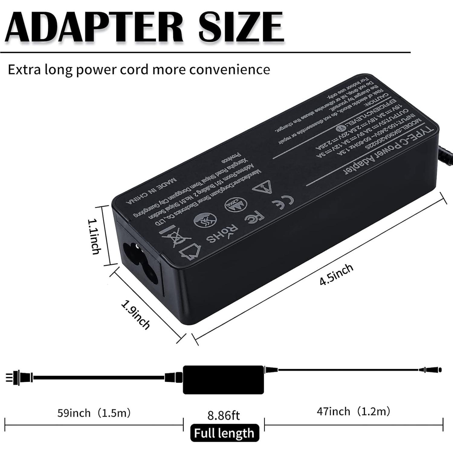 Cargador USB-C TSKYBEAR 45W para HP Chromebook X360