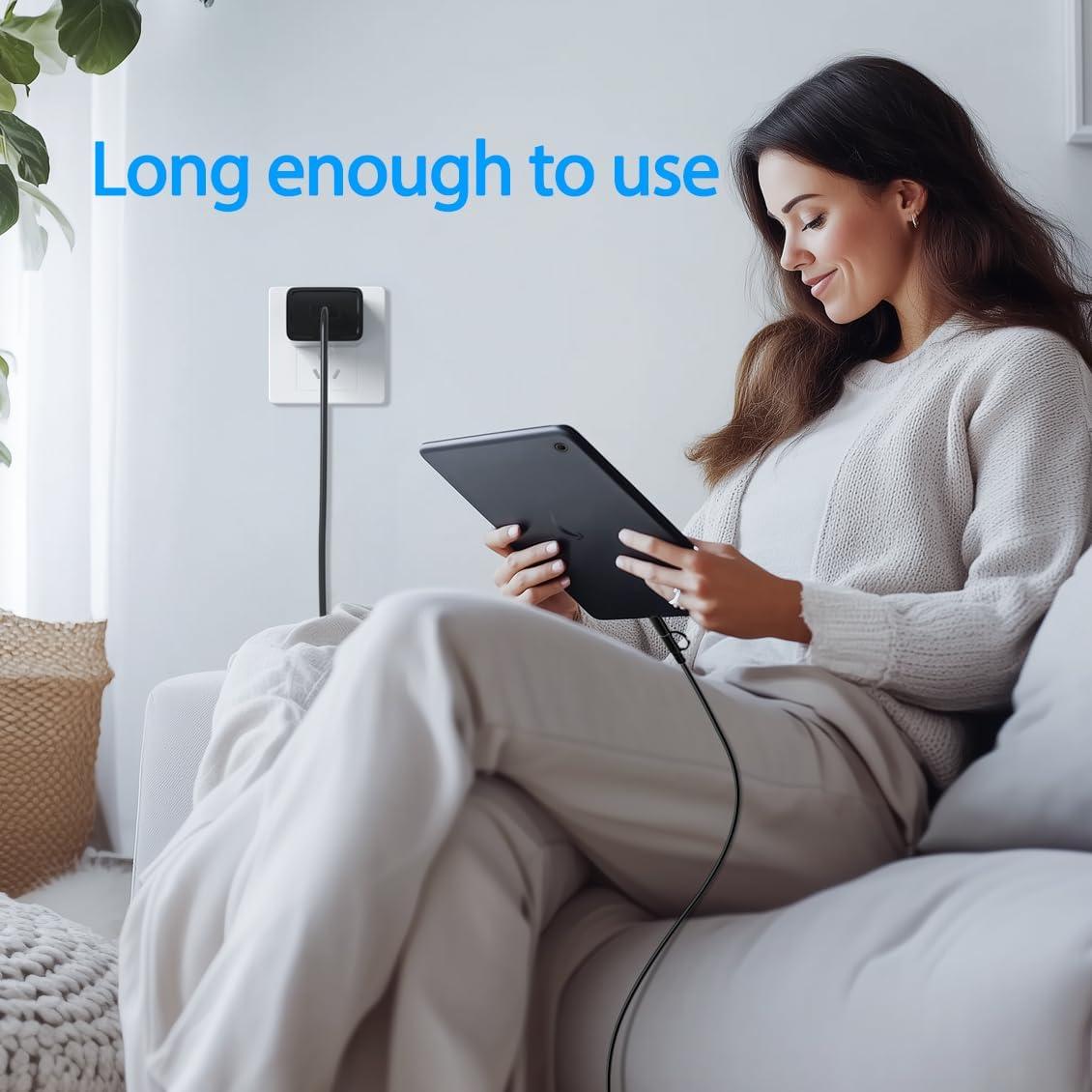 Cable Micro USB 3m SCOVEE Carga Rápida y Adaptador USB-C