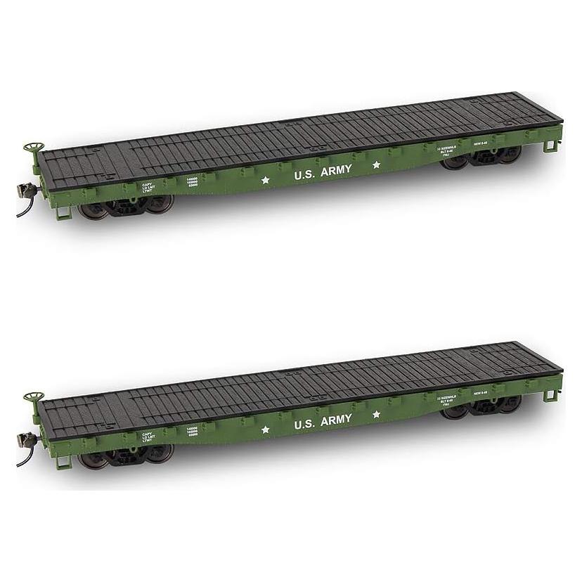 Carro Plano Transportador Evemodel C8741U Escala HO 1:87 U.S. Army