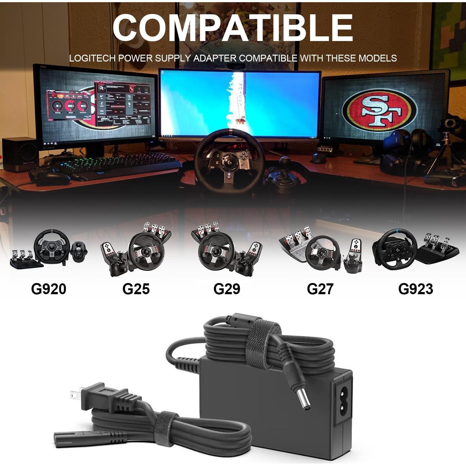 Adaptador de Corriente 24V HUI KE YUAN para Volante Logitech