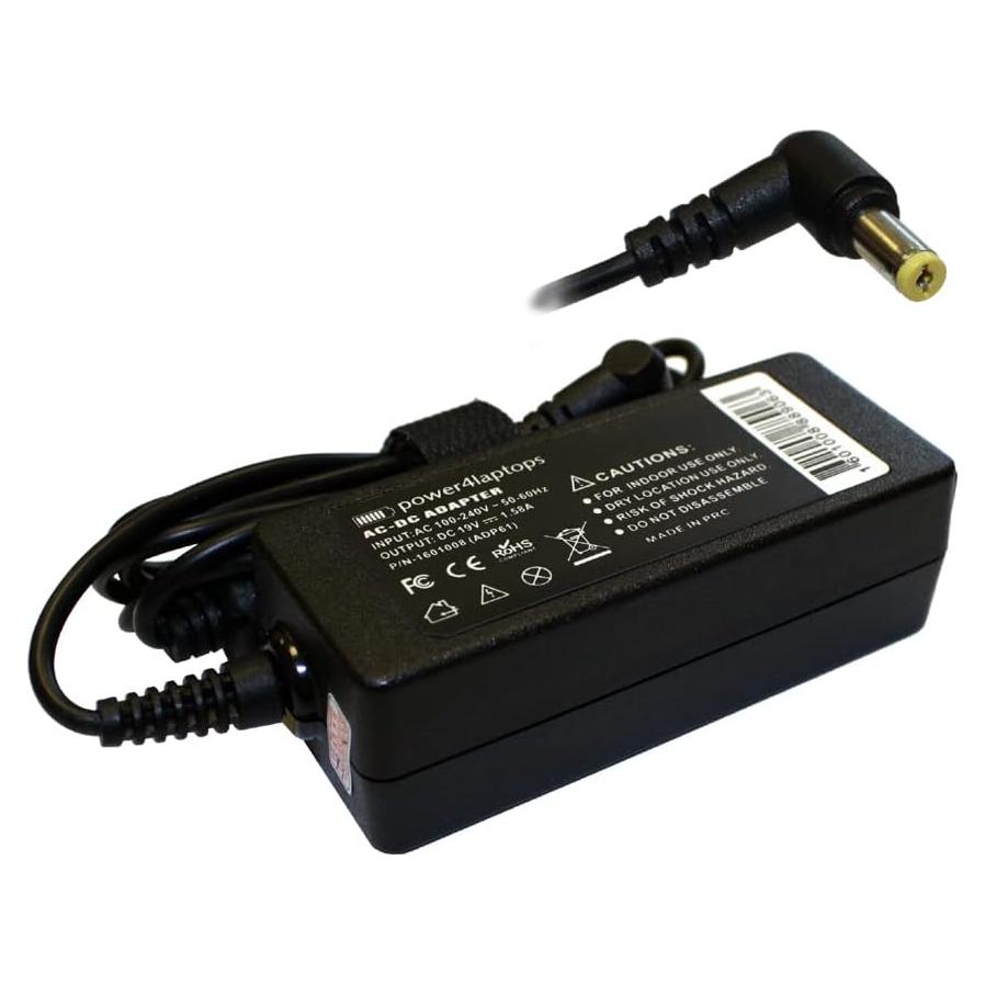 Cargador de Laptop Power4Laptops 19V 1.58A Compatible Packard Bell