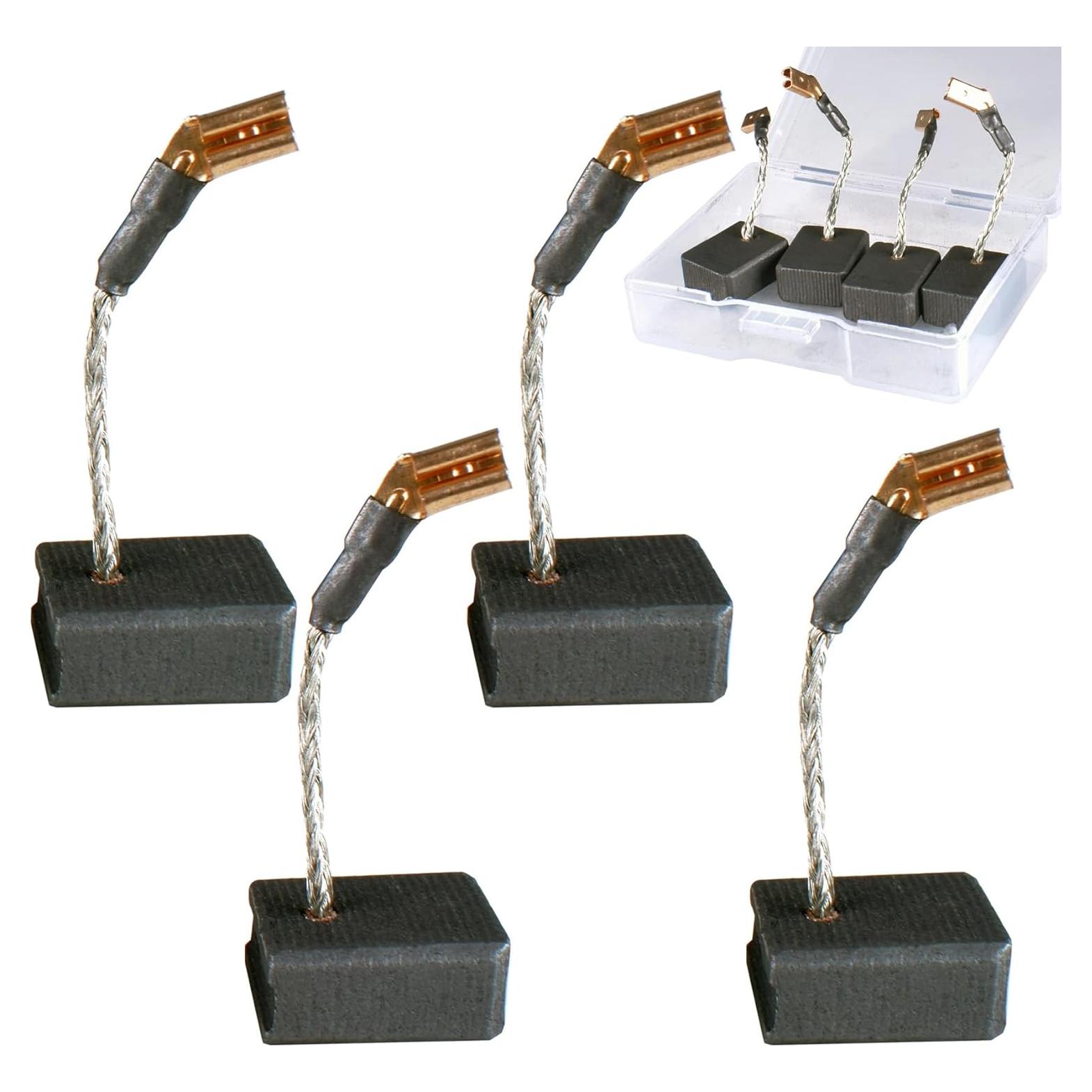 Escobillas de Carbón OURUI N257540 x 4 para Motor Eléctrico DeWalt