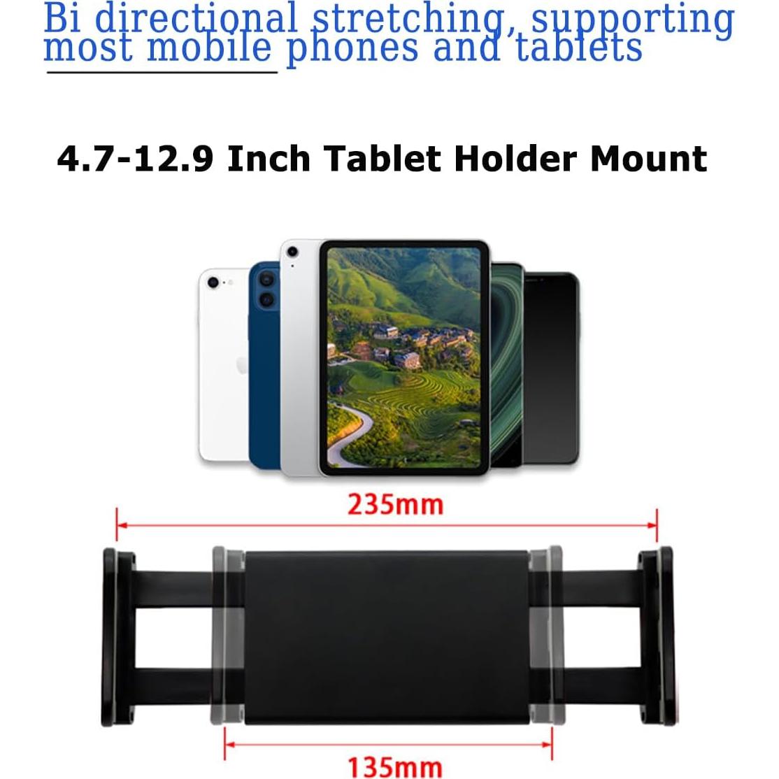 Soporte de Montaje para Tableta AMOMKET Ajustable 11.94-32.77 cm