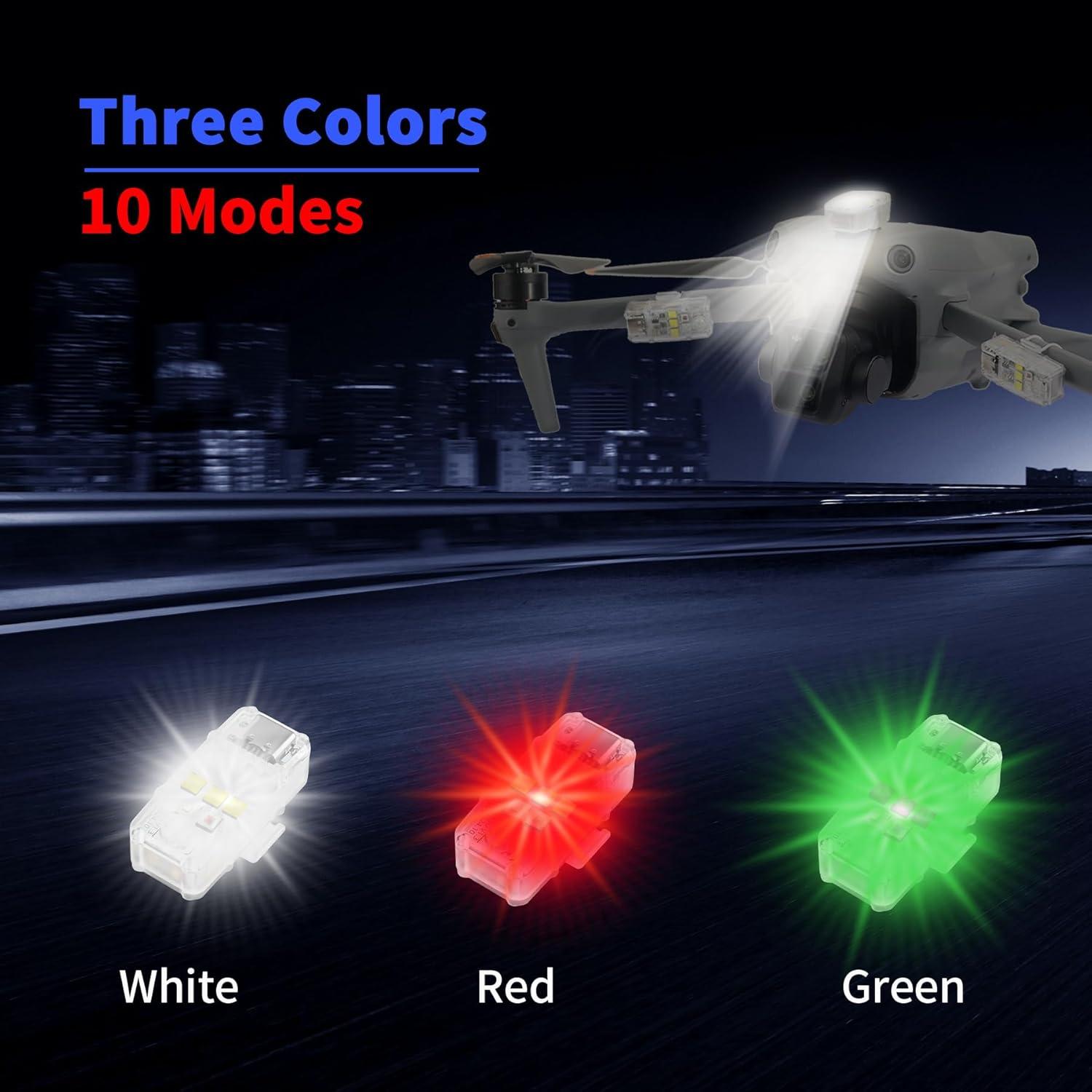 Luces Estroboscópicas LED para Drones LYONGTECH - 3 Colores