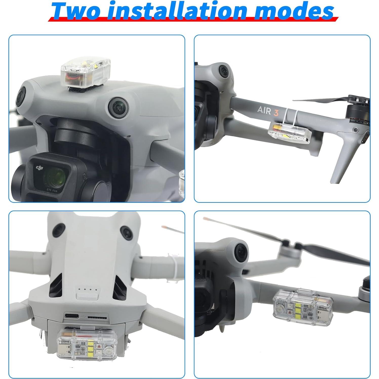 Luces Estroboscópicas LED para Drones LYONGTECH - 3 Colores