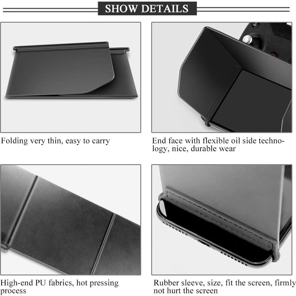 Capota para Monitor Plegable Dilwe L168 para Drones DJI