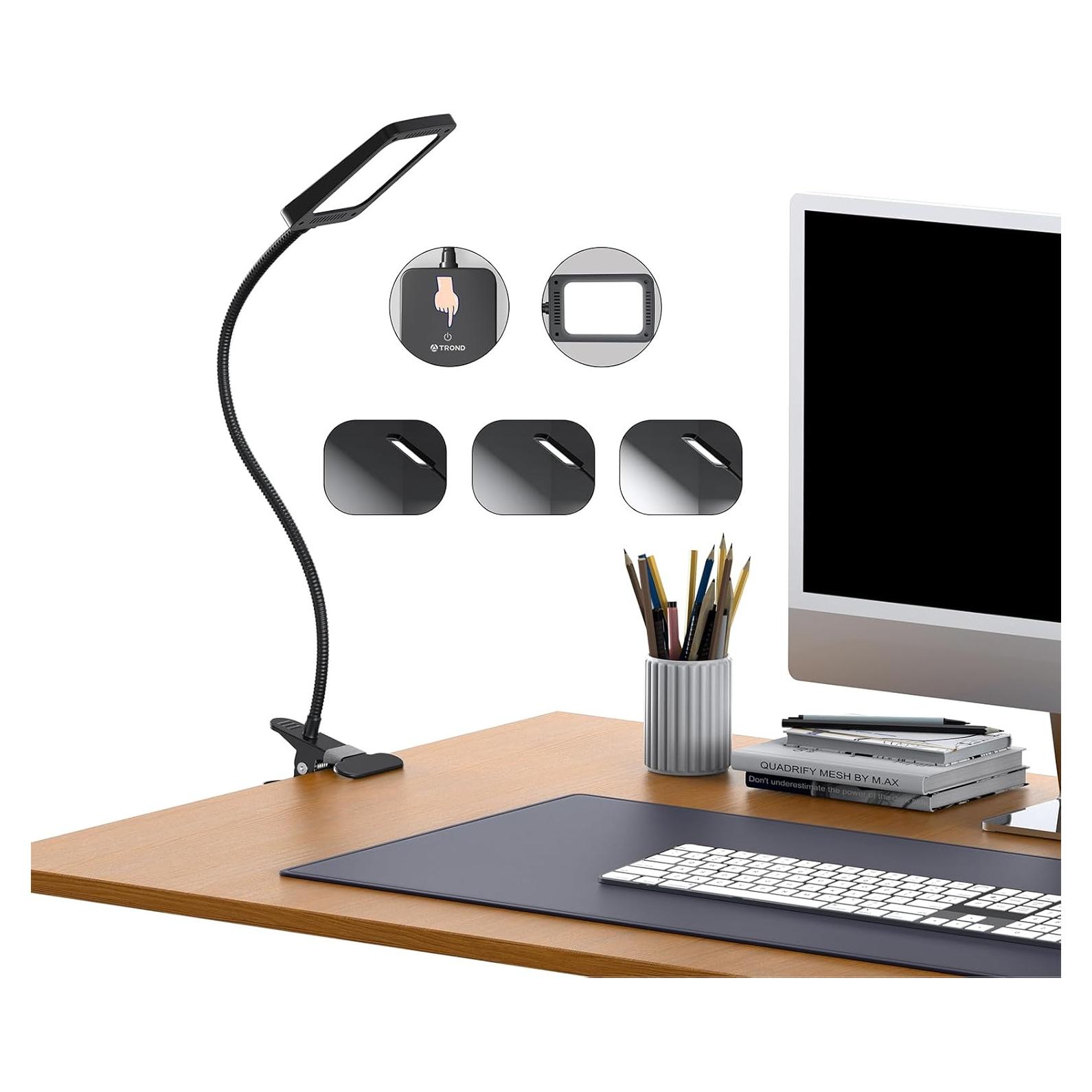 Lámpara de Escritorio LED TROND Halo 9W-C Regulable 1000LM