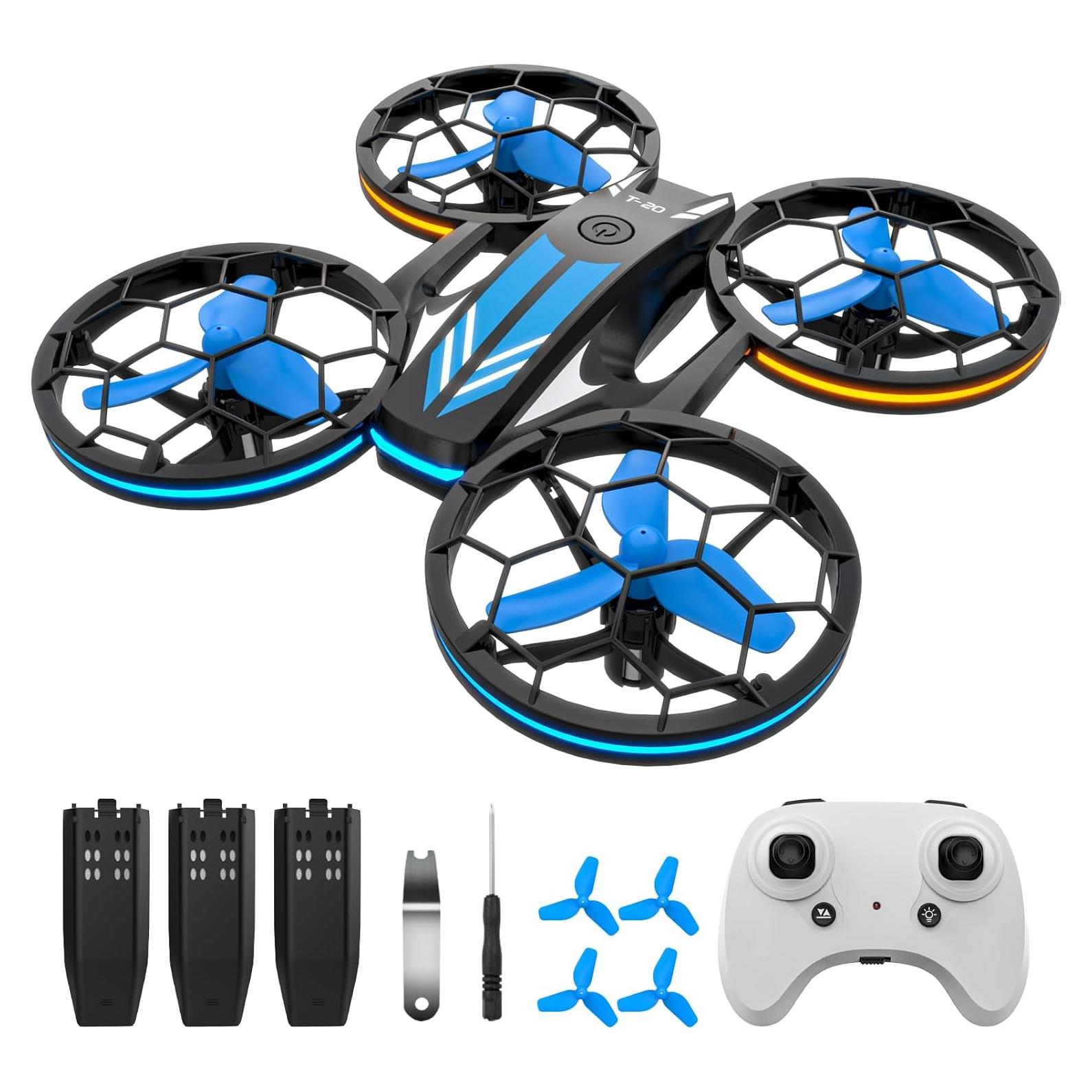 Drone RC Epstur T20 con Hover Automático y 3 Baterías