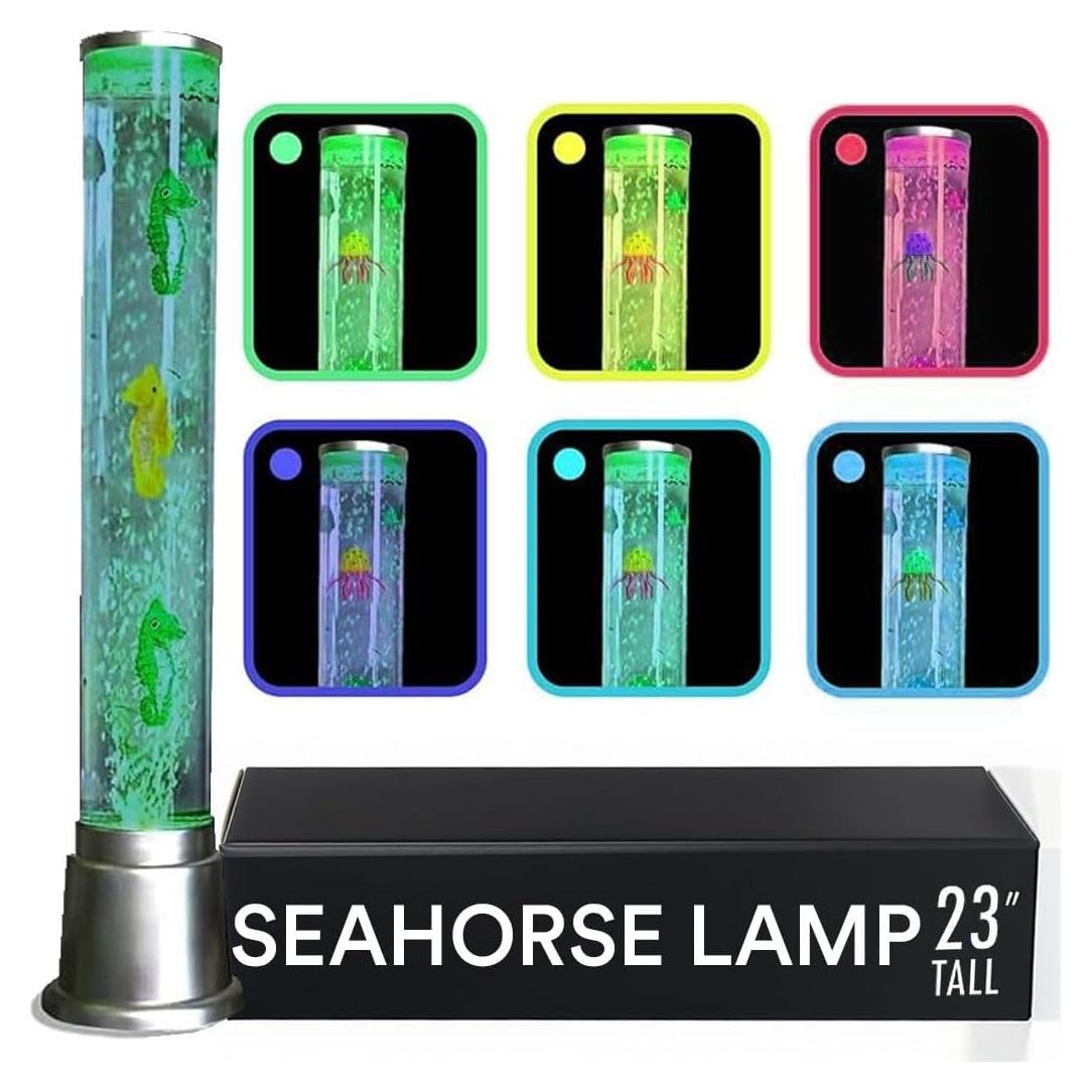 Lámpara de burbujas LED Shop LC Caballito de Mar 1.9FT