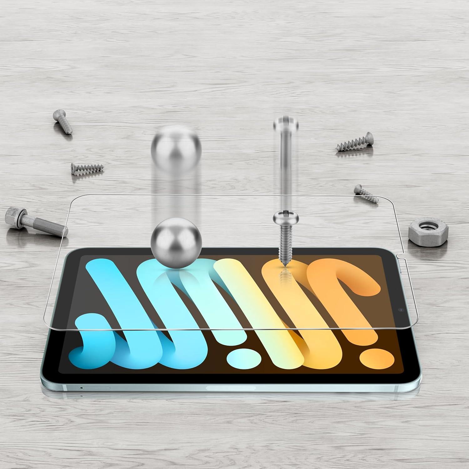 Protector de Pantalla OMOTON para iPad Mini 6/7 8.3" Vidrio Templado