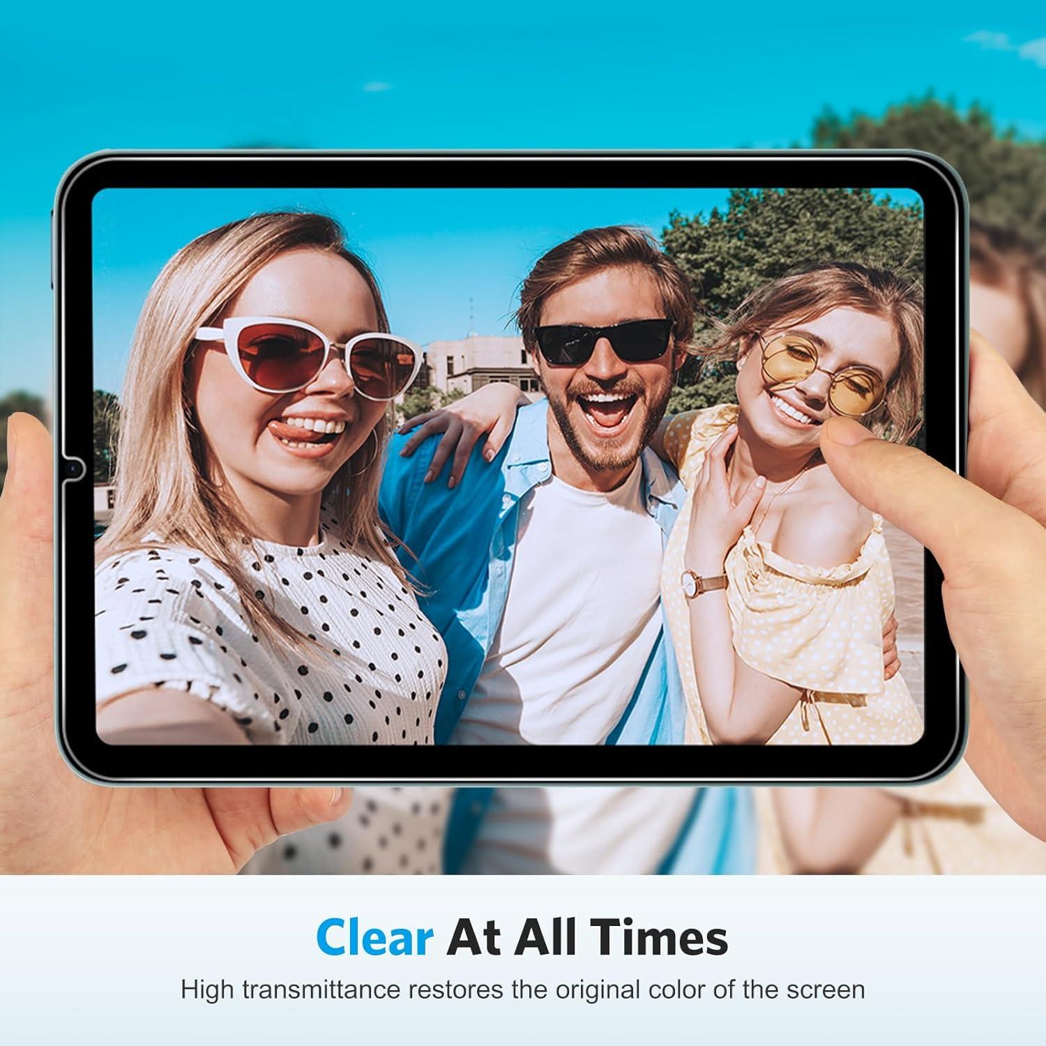 Protector de Pantalla OMOTON para iPad Mini 6/7 8.3" Vidrio Templado