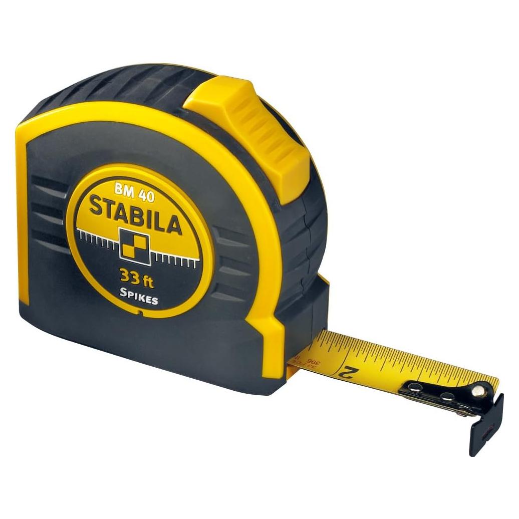 Cinta Métrica Stabila 10 Metros con Bloqueo y Antideslizante