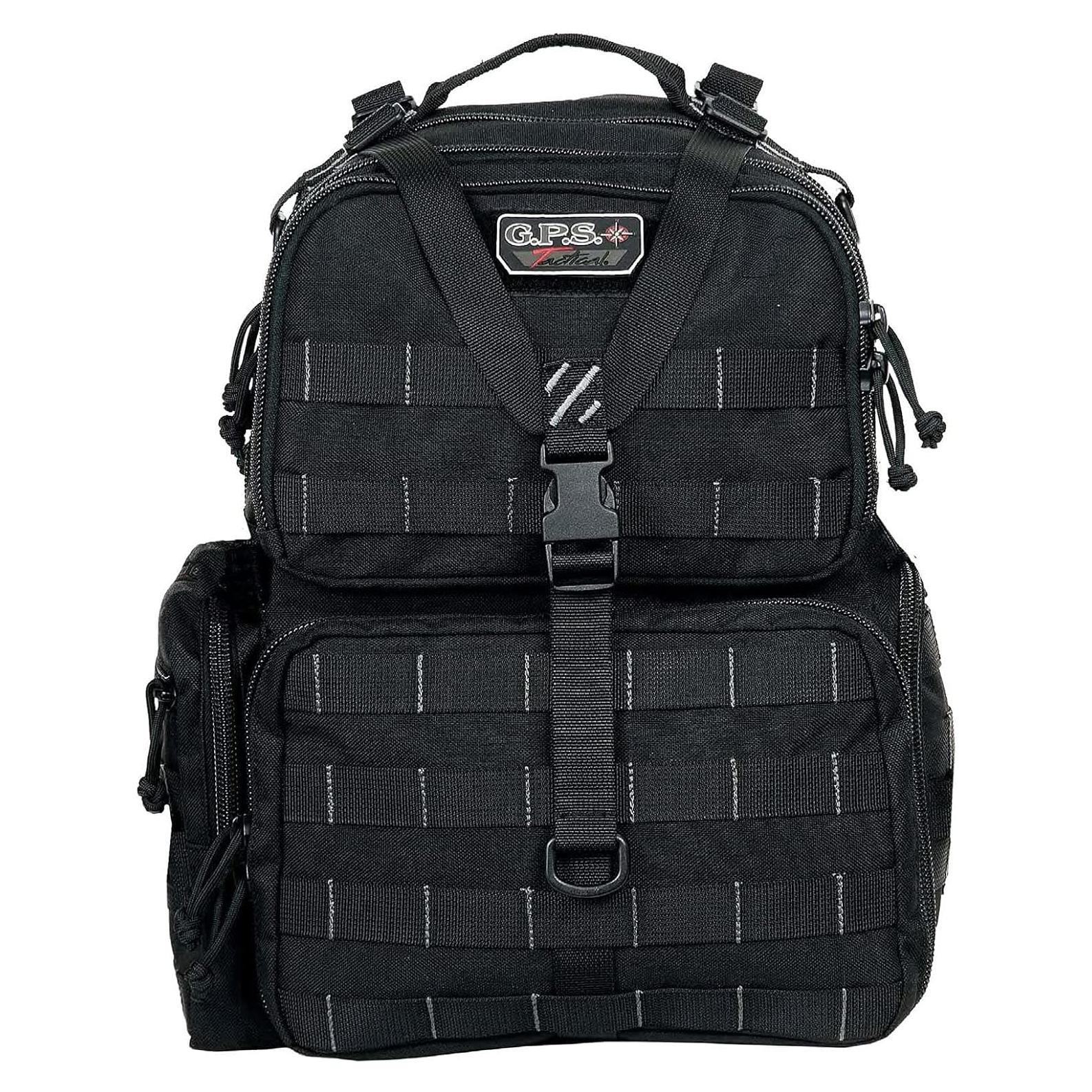 Mochila táctica G.P.S. Range Negra 20L para 3 Pistolas