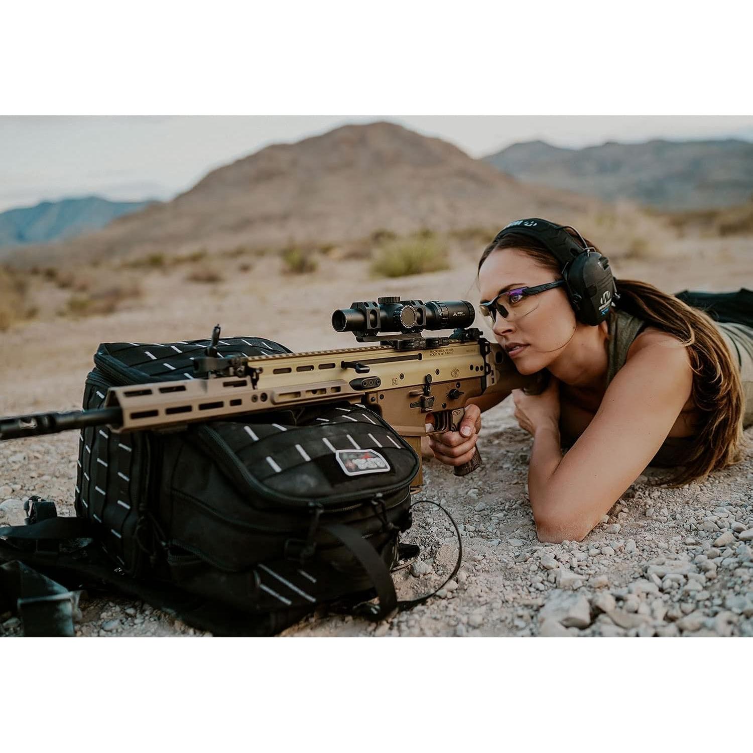 Mochila táctica G.P.S. Range Negra 20L para 3 Pistolas