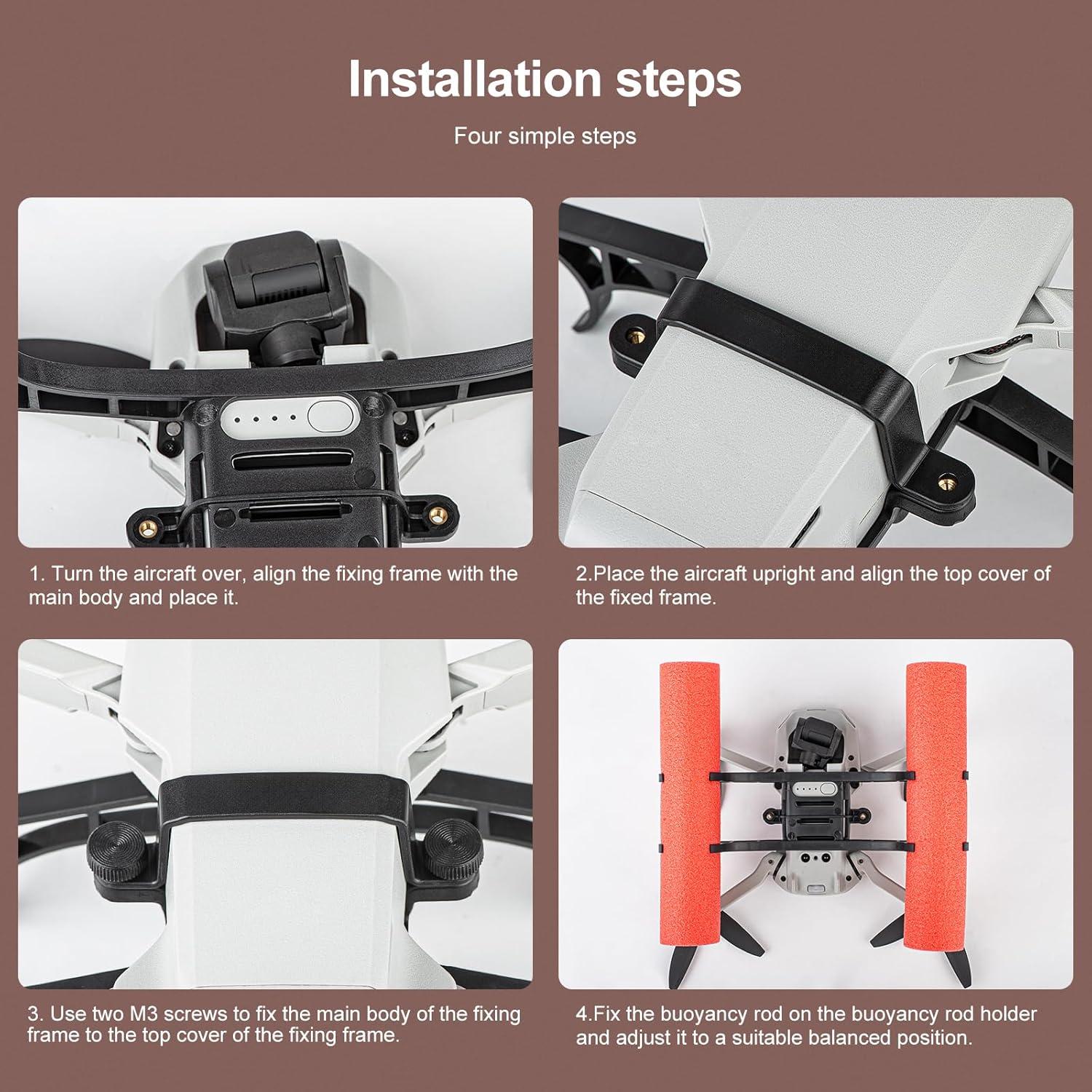Patas de Aterrizaje para Drone DJI Mini 4K - Cajjalororc