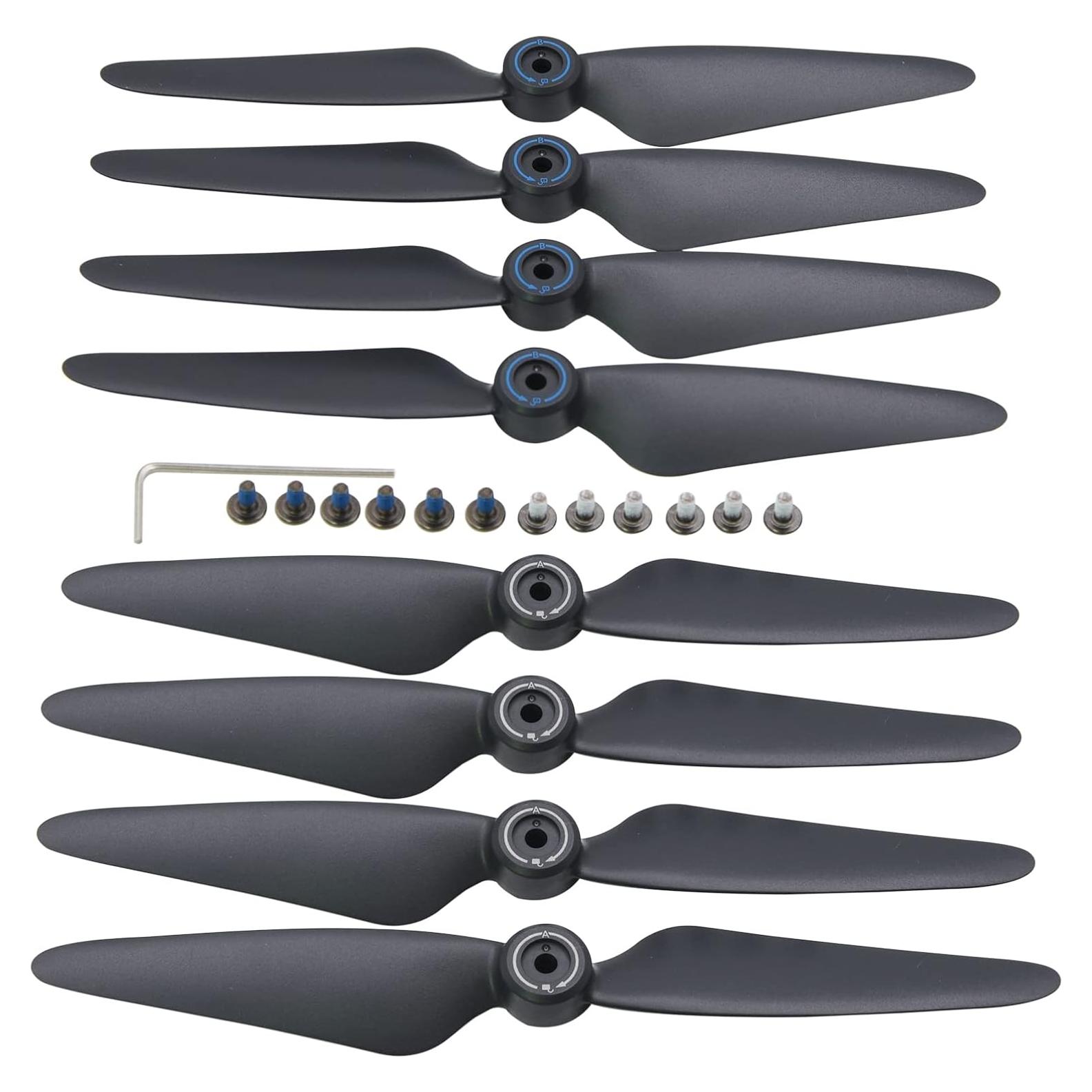 Hélices Plegables Reemplazo Blomiky F7 para Drones Bwine y SJRC